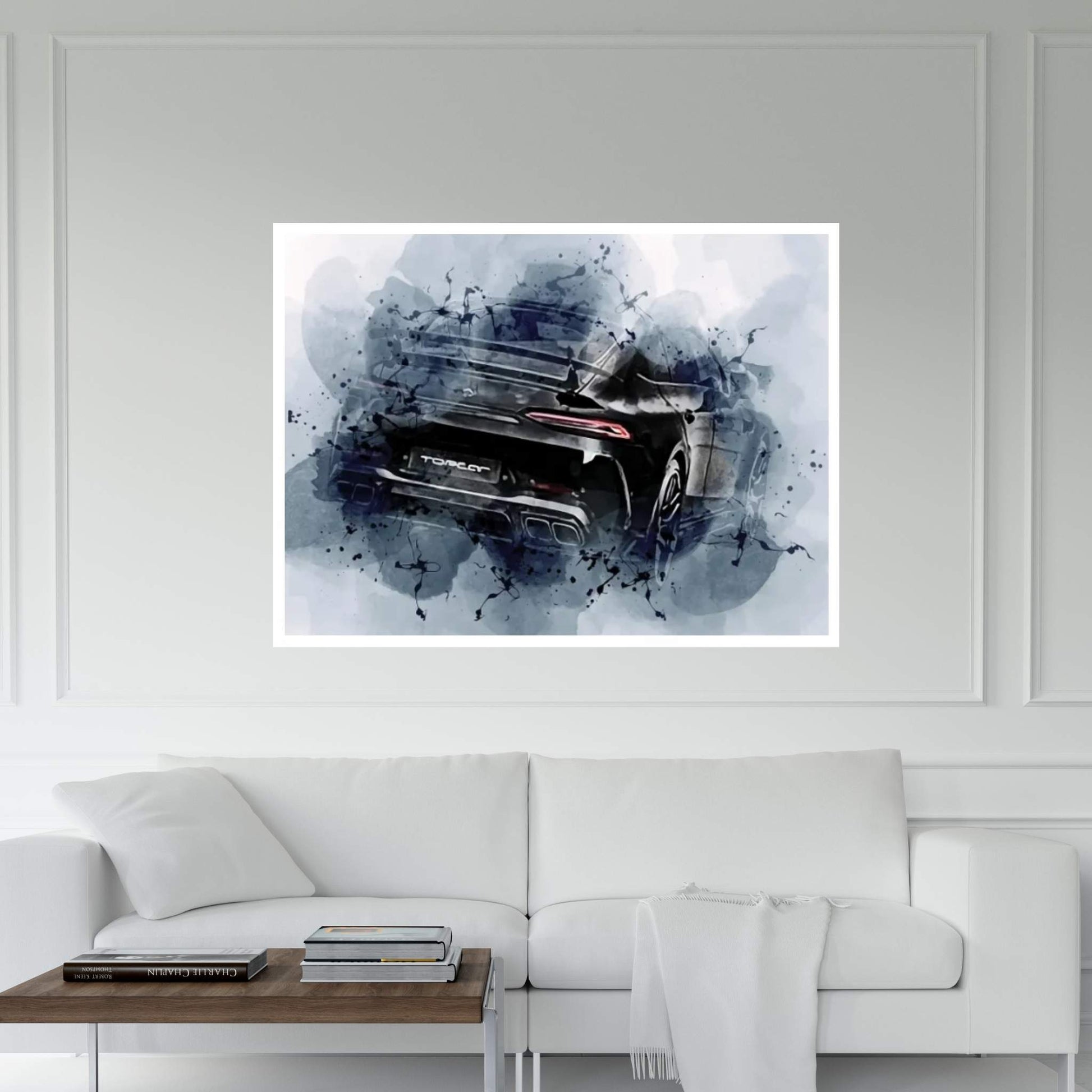 Mercedes-Benz Amg Gt VI3S Exterior Topcar Tuning Gt VI3 S Black Carbon Fiber Canvas Wall Art - Y Canvas