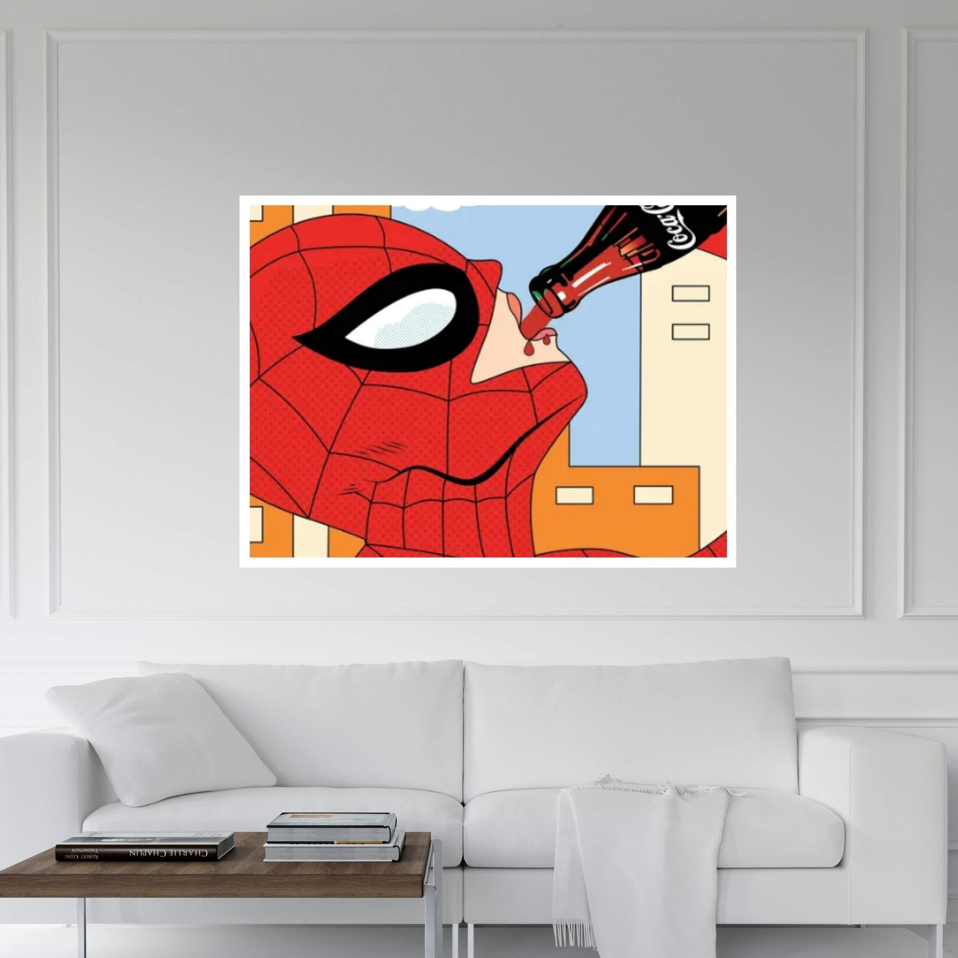 Spidey Soda Canvas Wall Art - Y Canvas