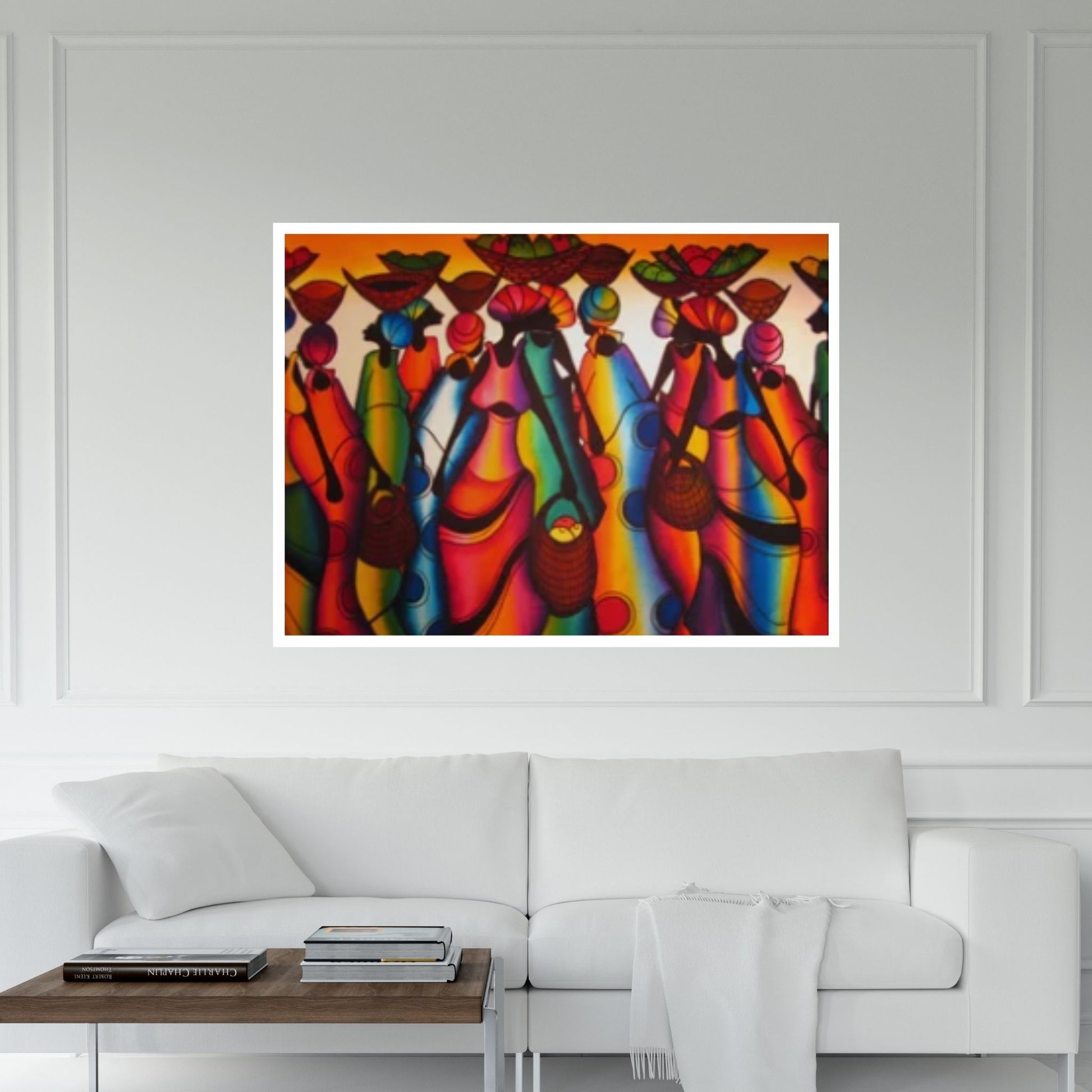 African Wall Art | Abstract African art | Canvas Wall Art ,Abstract Canvas Art - Y Canvas
