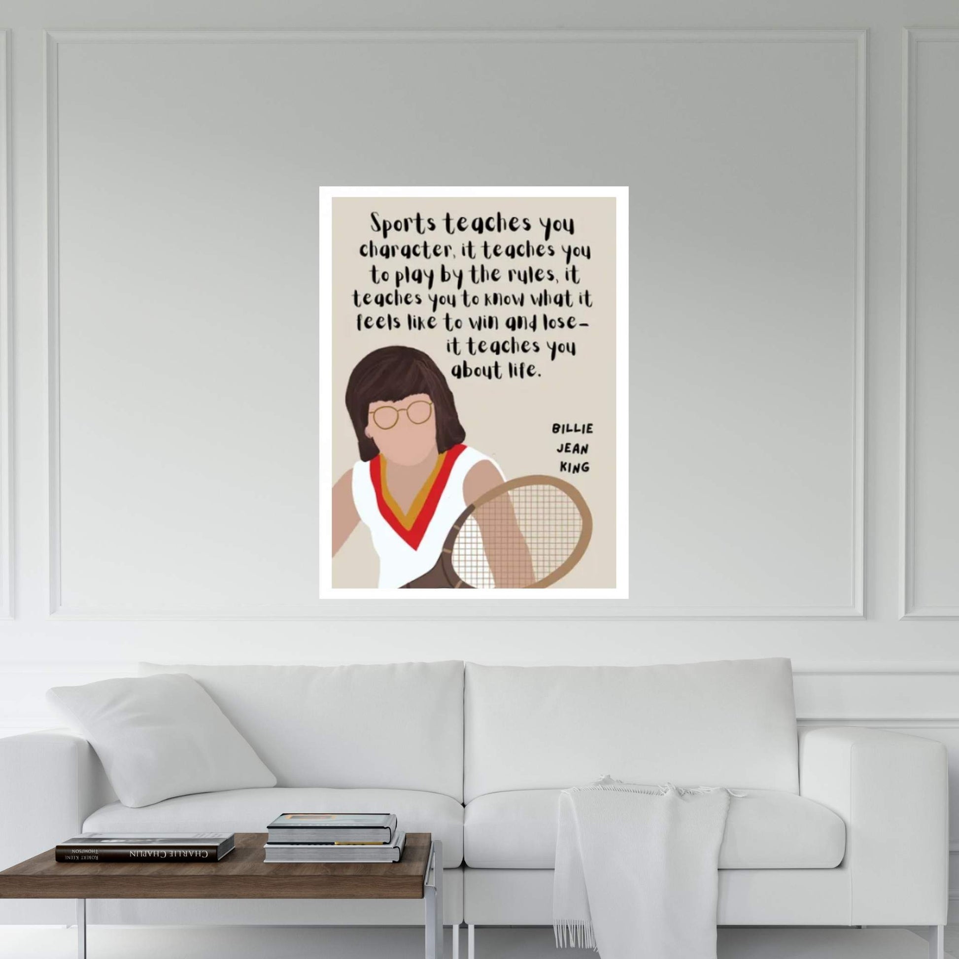 Jean King Quote Canvas Wall Art - Y Canvas