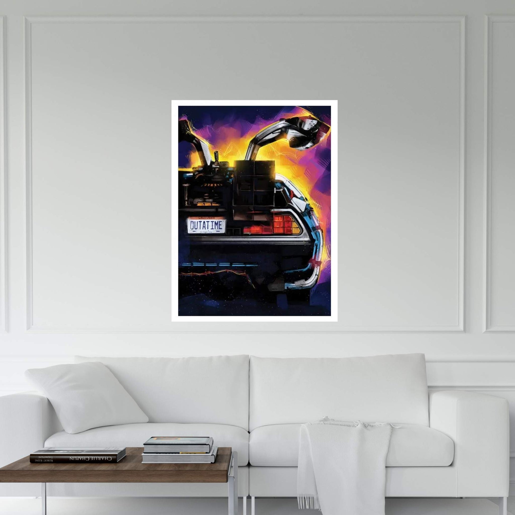 Delorean Canvas Wall Art - Y Canvas