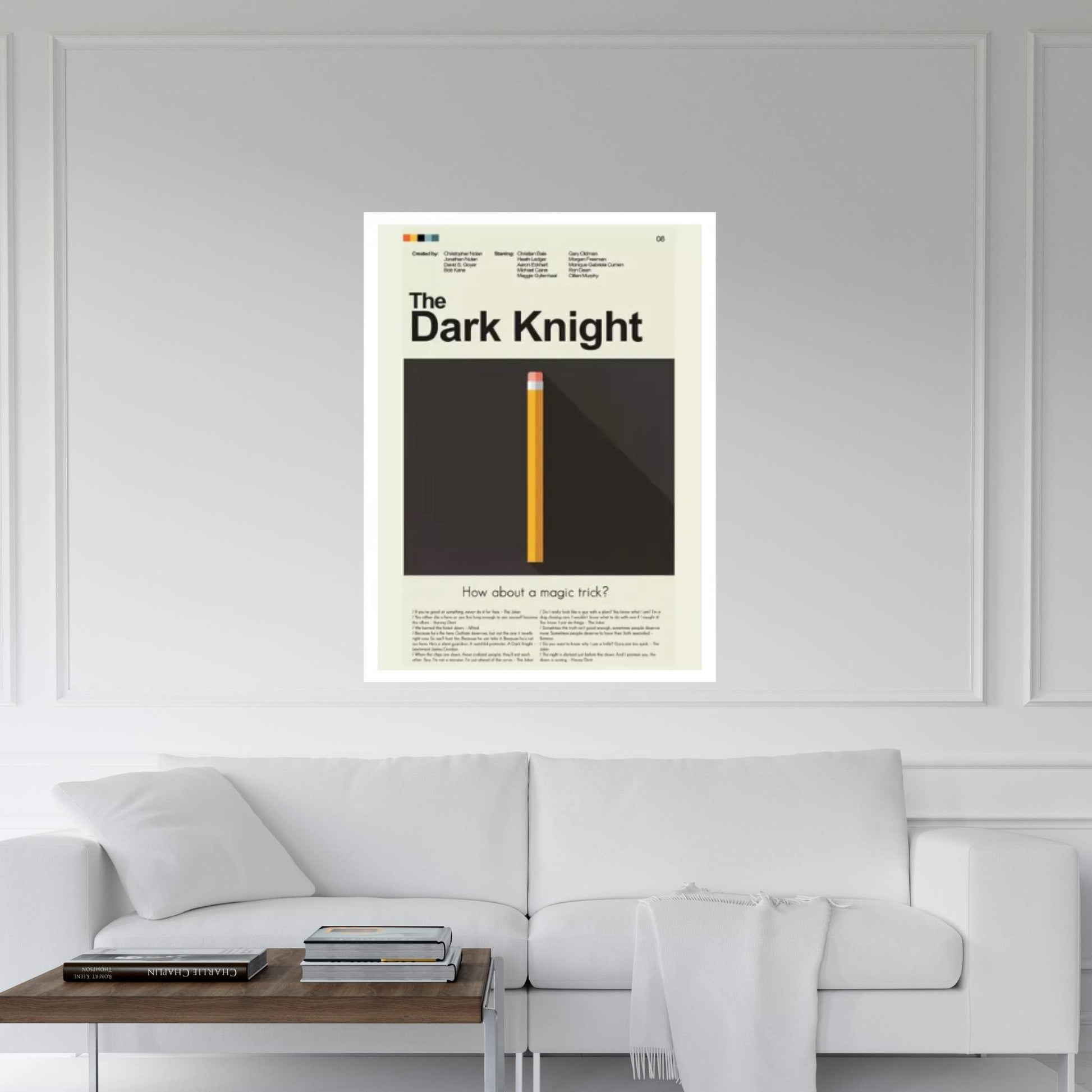 Dark Knight Canvas Wall Art - Y Canvas