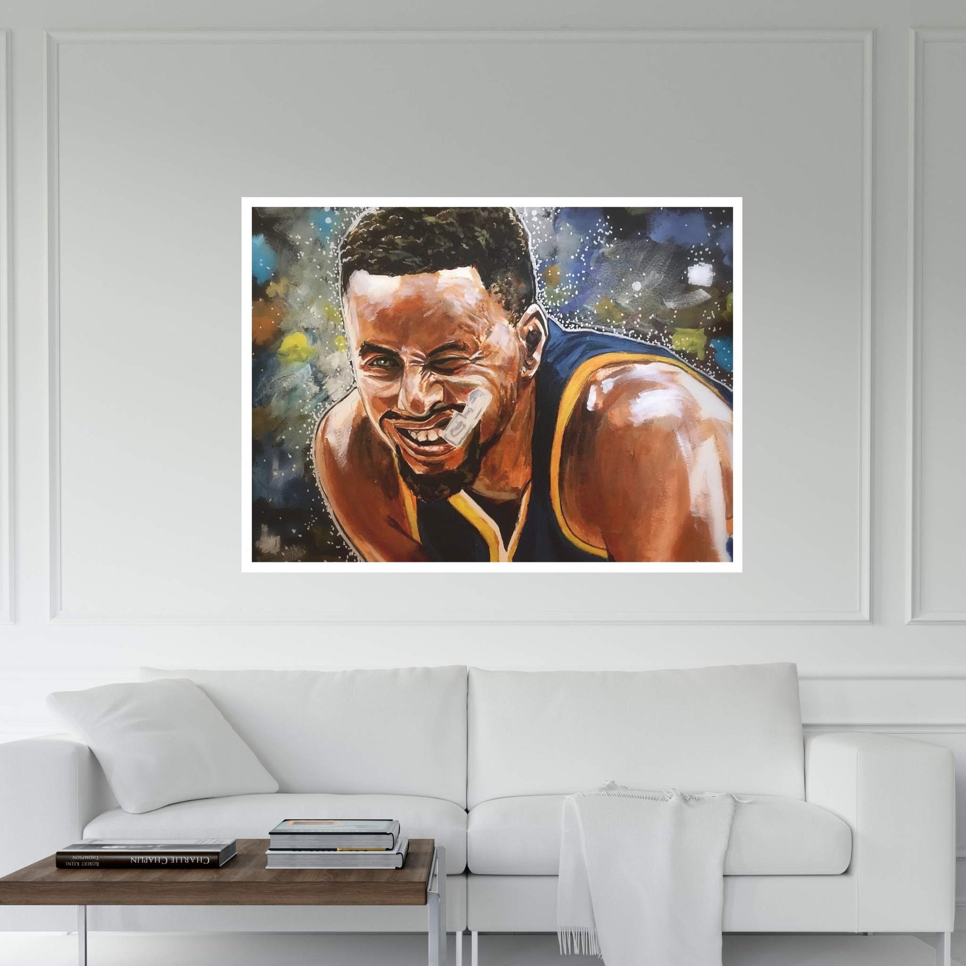 Steph Curry Canvas Wall Art - Y Canvas