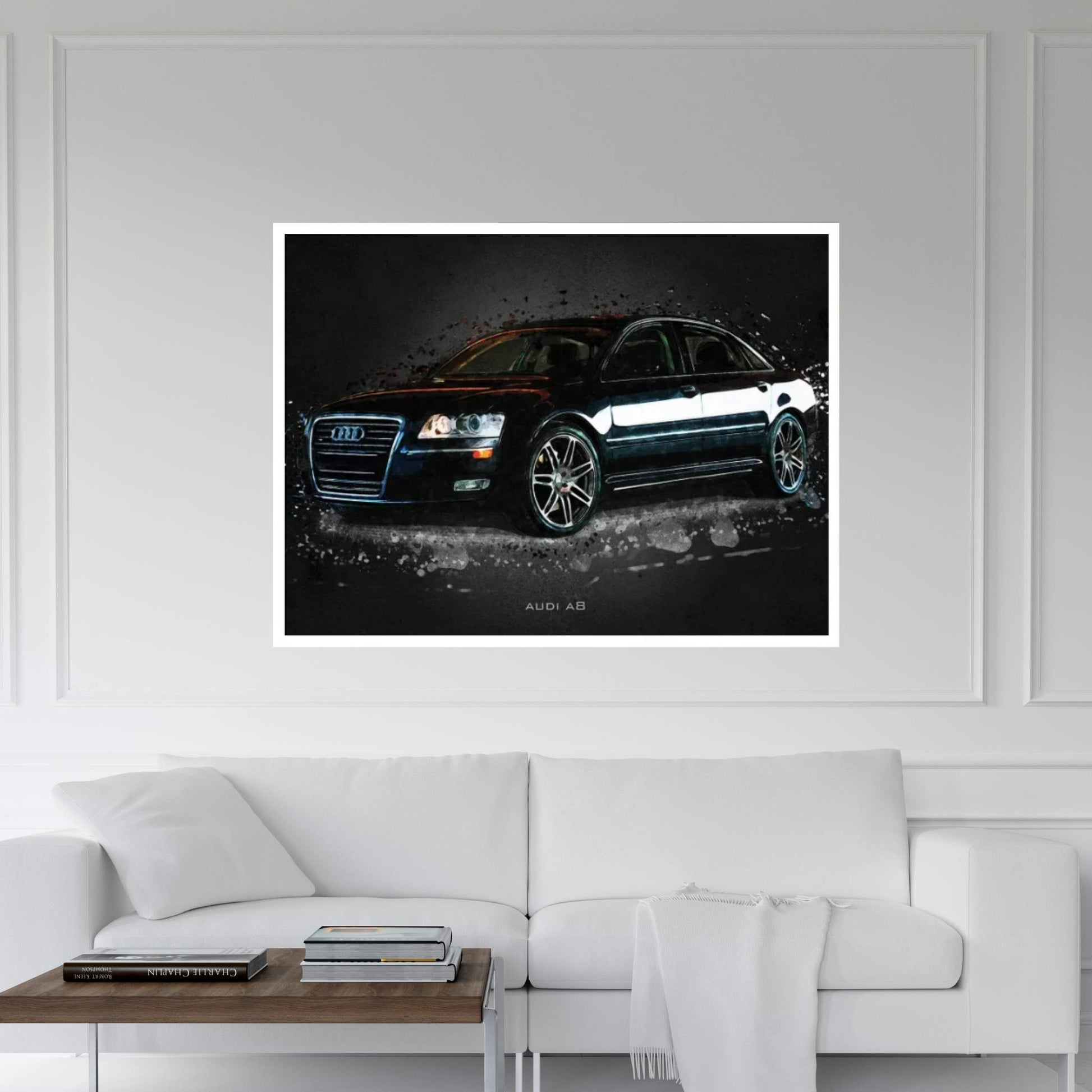 Audi A8 Canvas Wall Art - Y Canvas