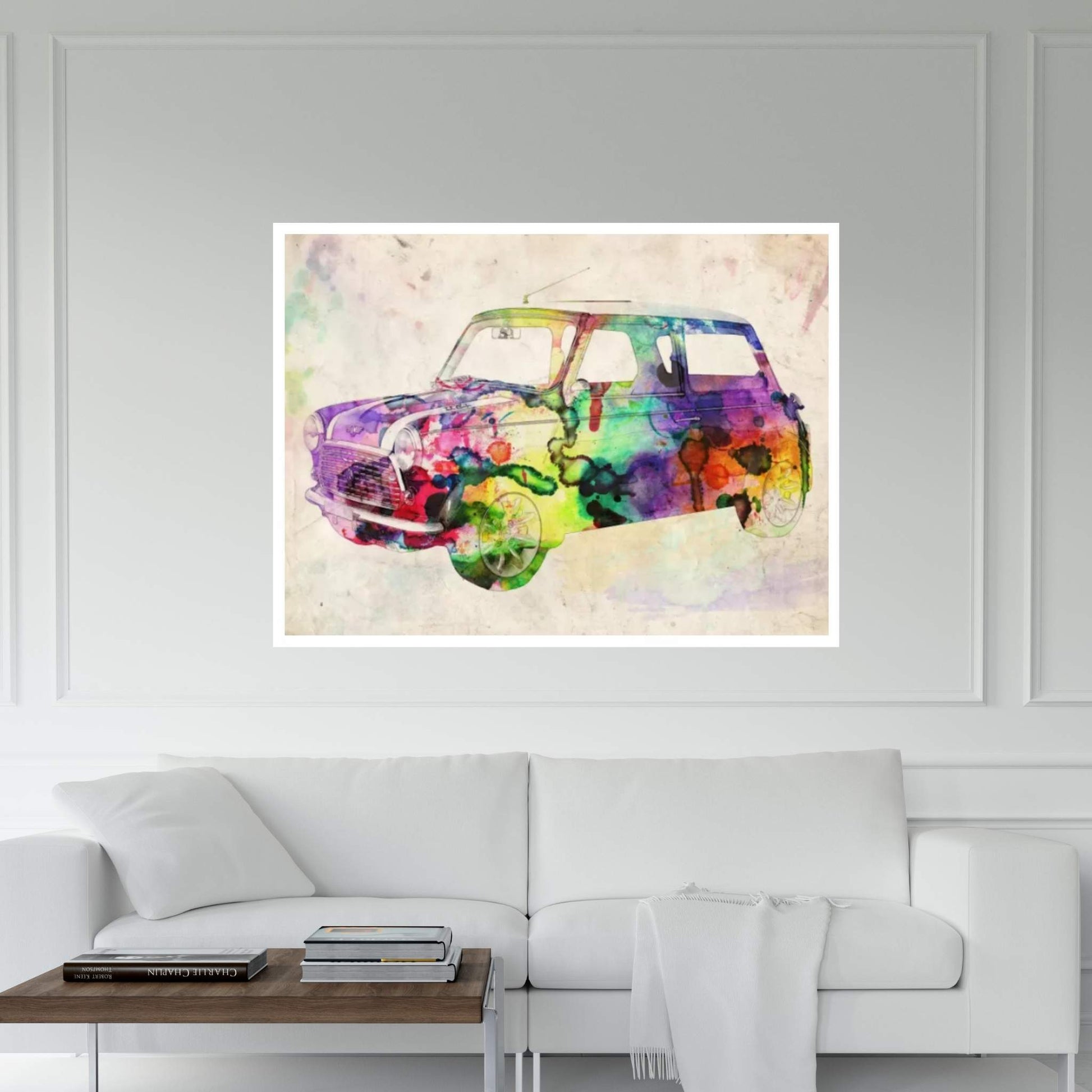 Mini Cooper (Urban) II Canvas Wall Art - Y Canvas