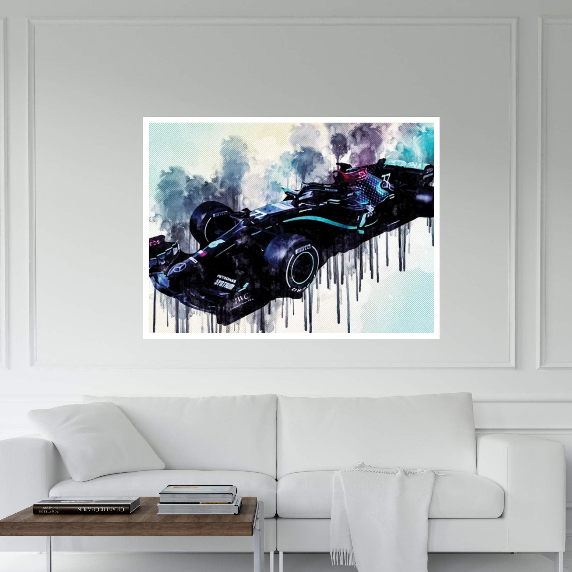 Mercedes-Amg F1 W11 Eq Performance 2020 Formula 1 Mercedes-Amg Petronas F1 Team Valtteri Bottas F1 2020 Racing Car Canvas Wall Art - Y Canvas