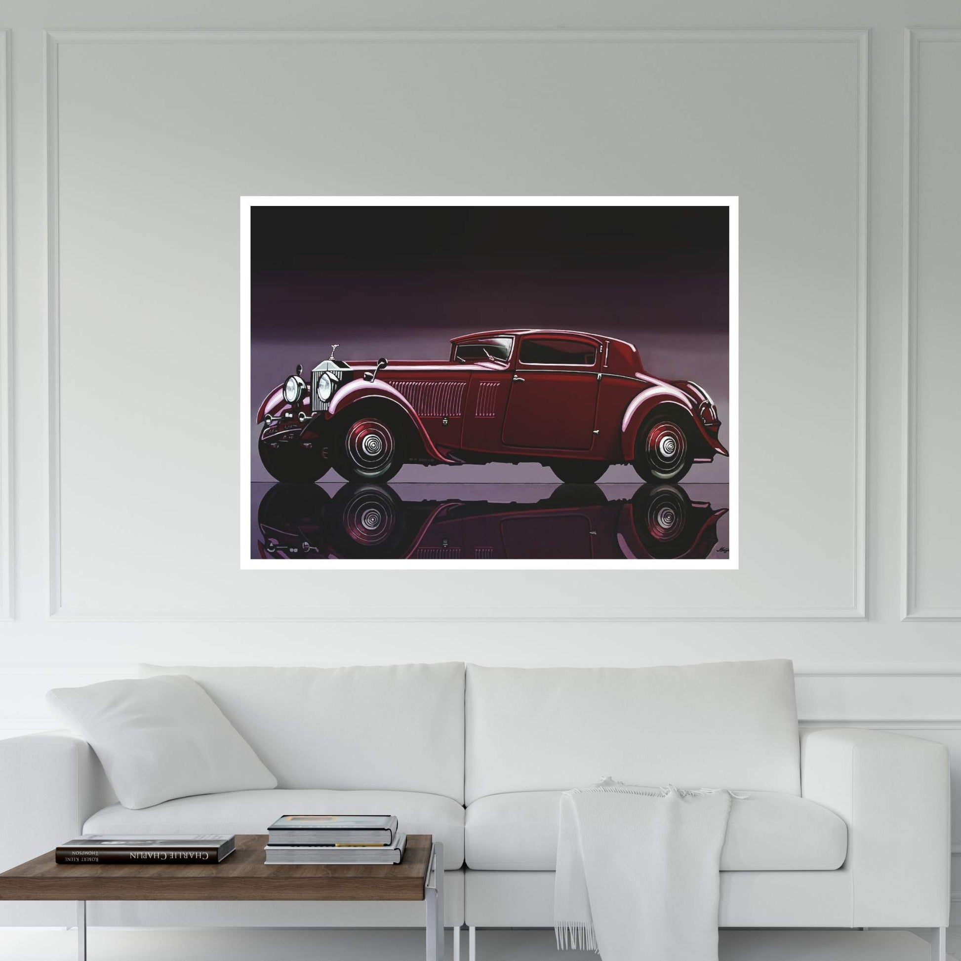 Rolls Royce Phantom 1933 Canvas Wall Art - Y Canvas