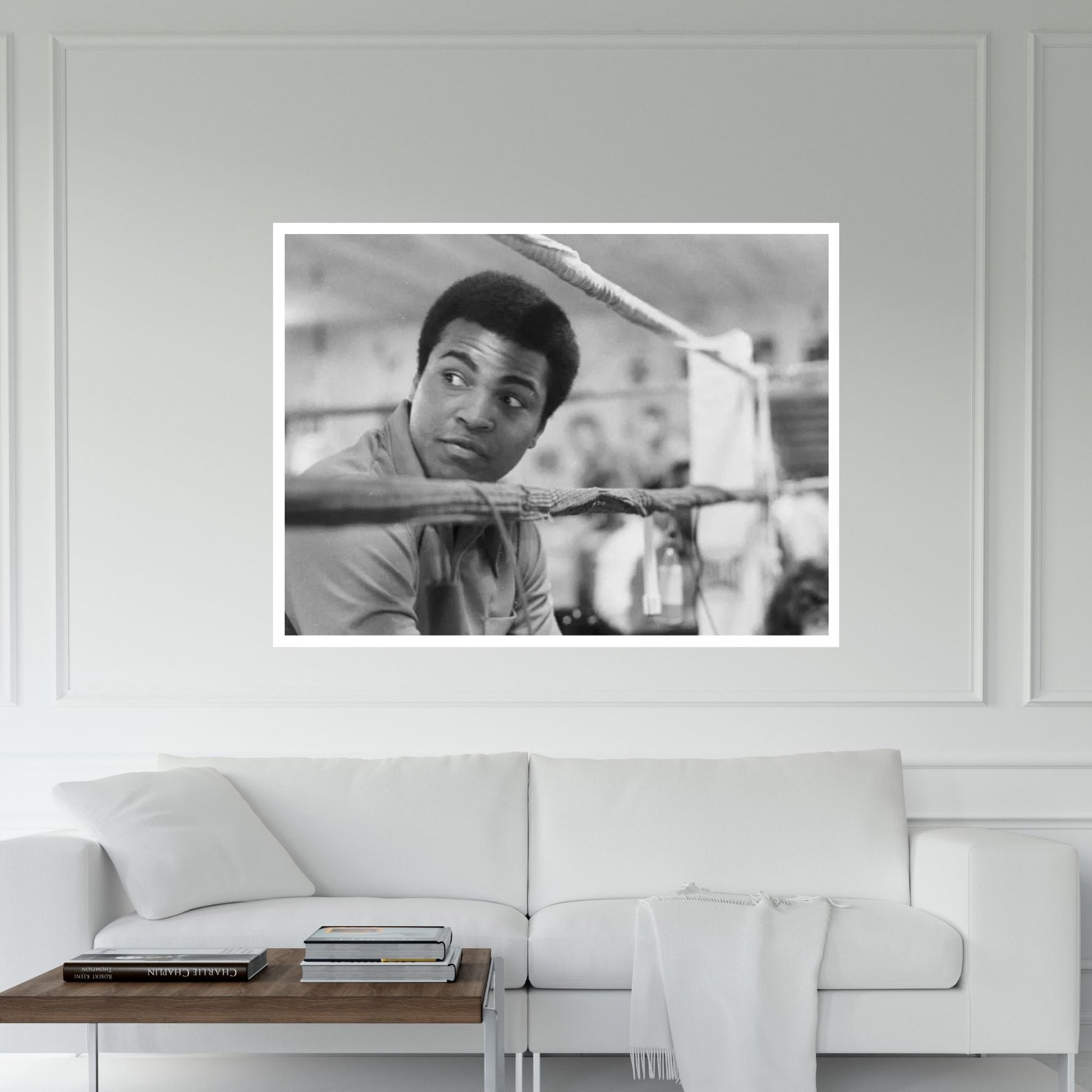 Muhammad Ali With A Raised Brow Canvas Wall Art - Y Canvas