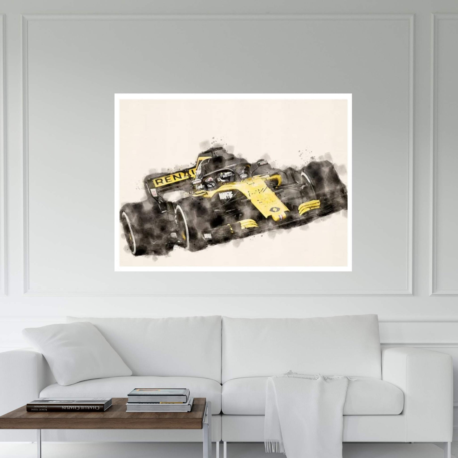 Formula I Canvas Wall Art - Y Canvas