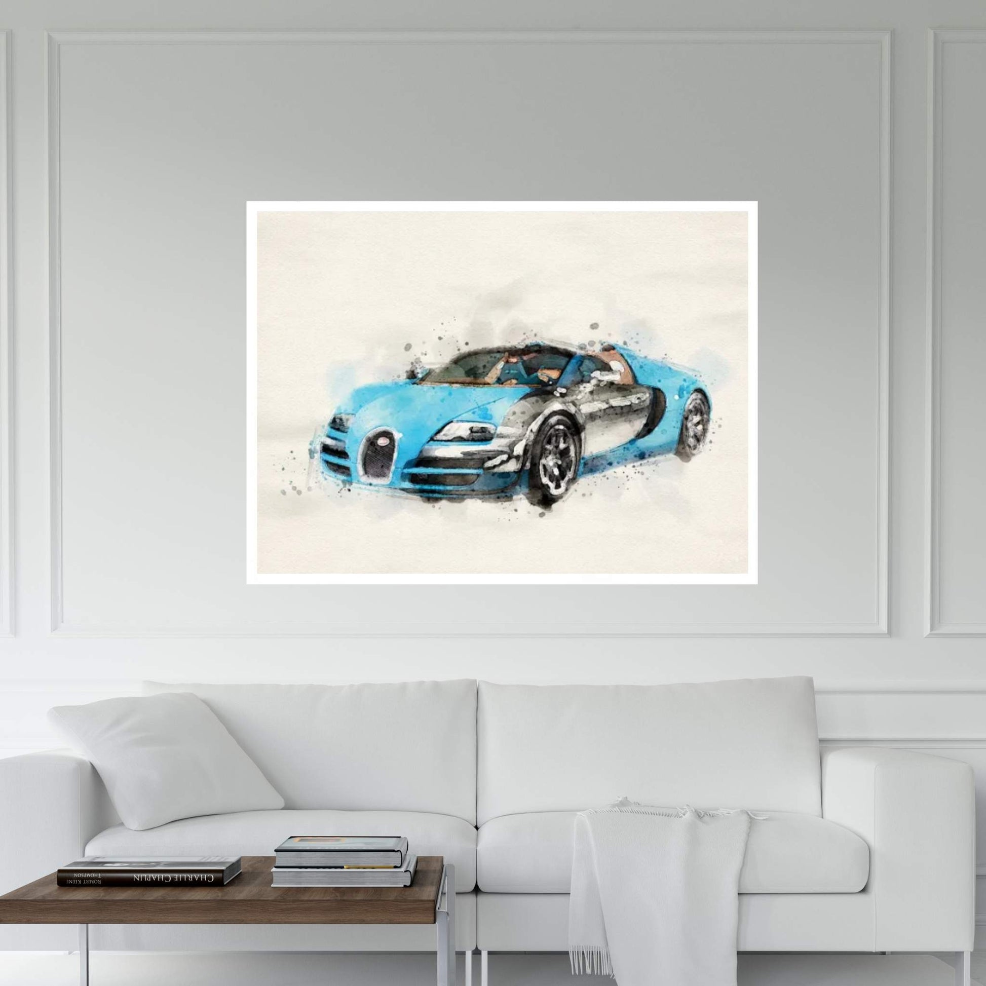 Bugatti Veyron VII Canvas Wall Art - Y Canvas