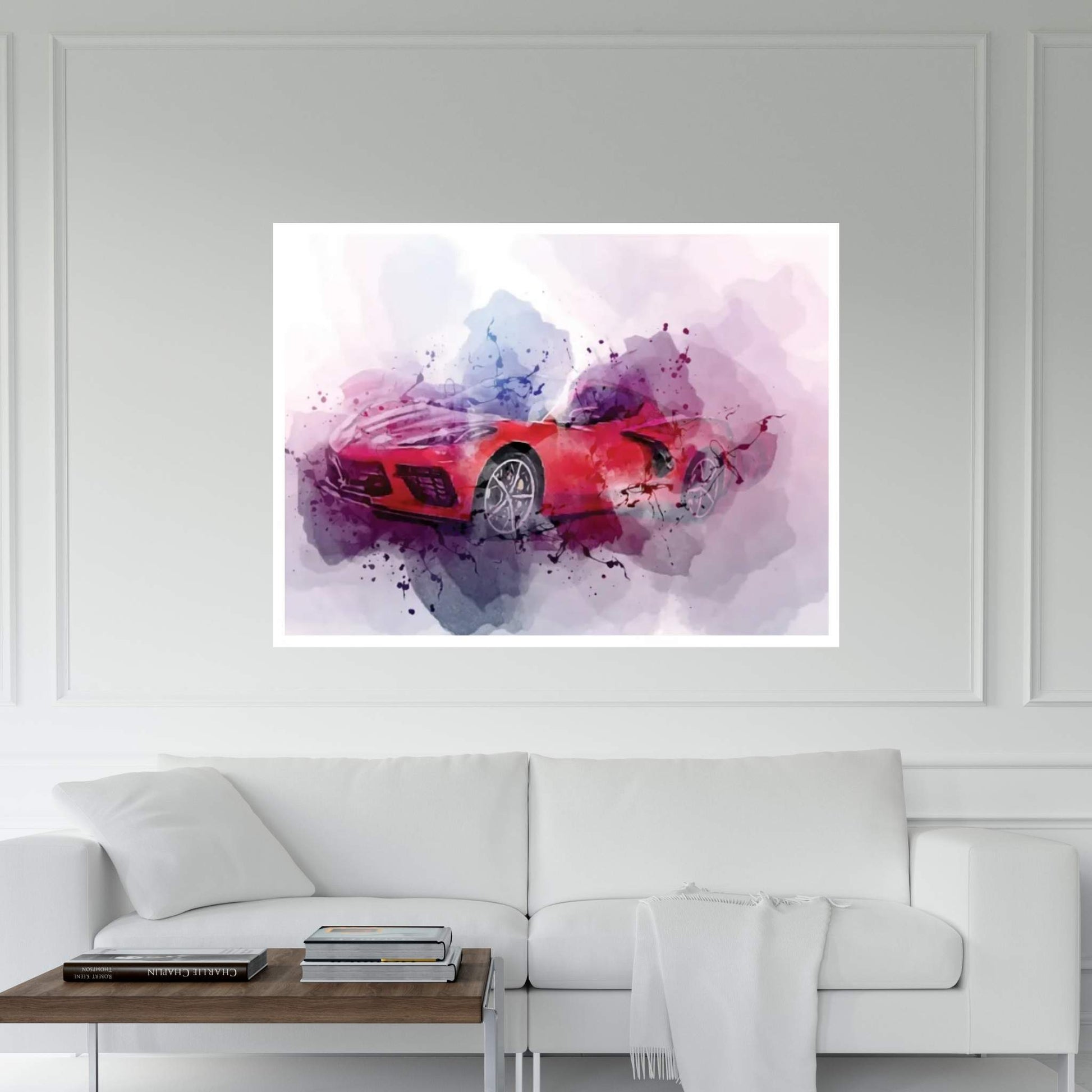 Chevrolet Corvette Stingray Ae-Spec 2021 Canvas Wall Art - Y Canvas