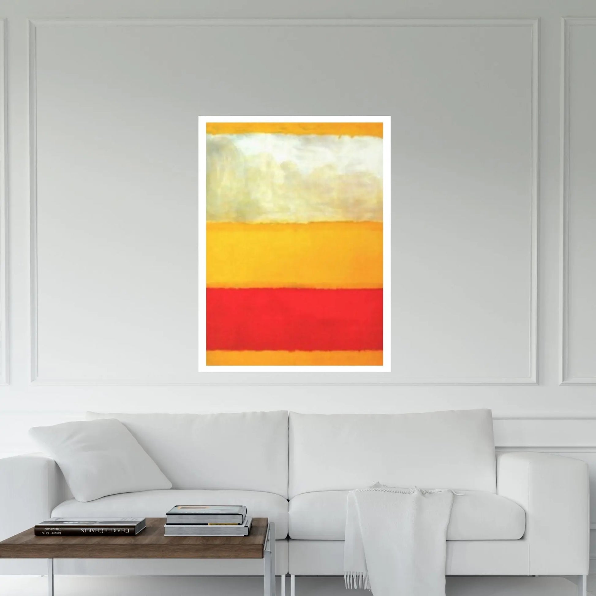 Mark Rothko Frame Canvas/Poster Art Reproduction, Rothko Reproduction - Y Canvas