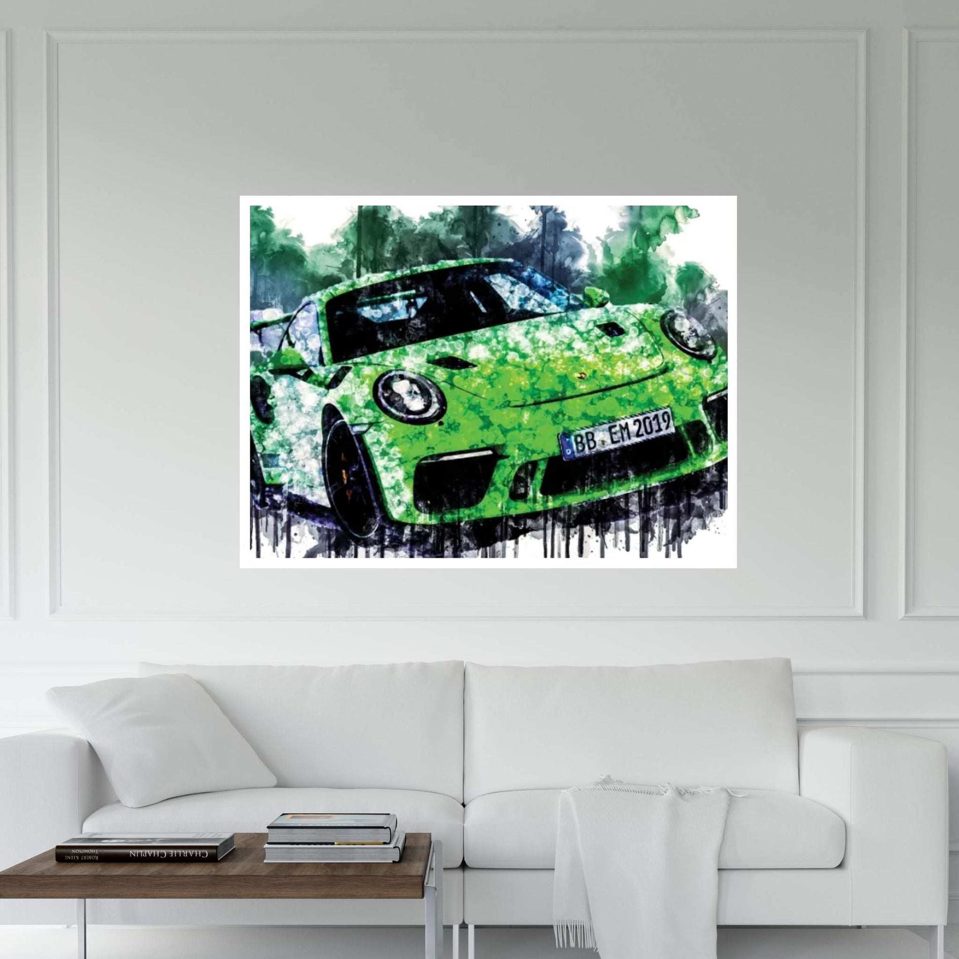 Car 2018 Porsche 911 GT3 RS Canvas Wall Art - Y Canvas