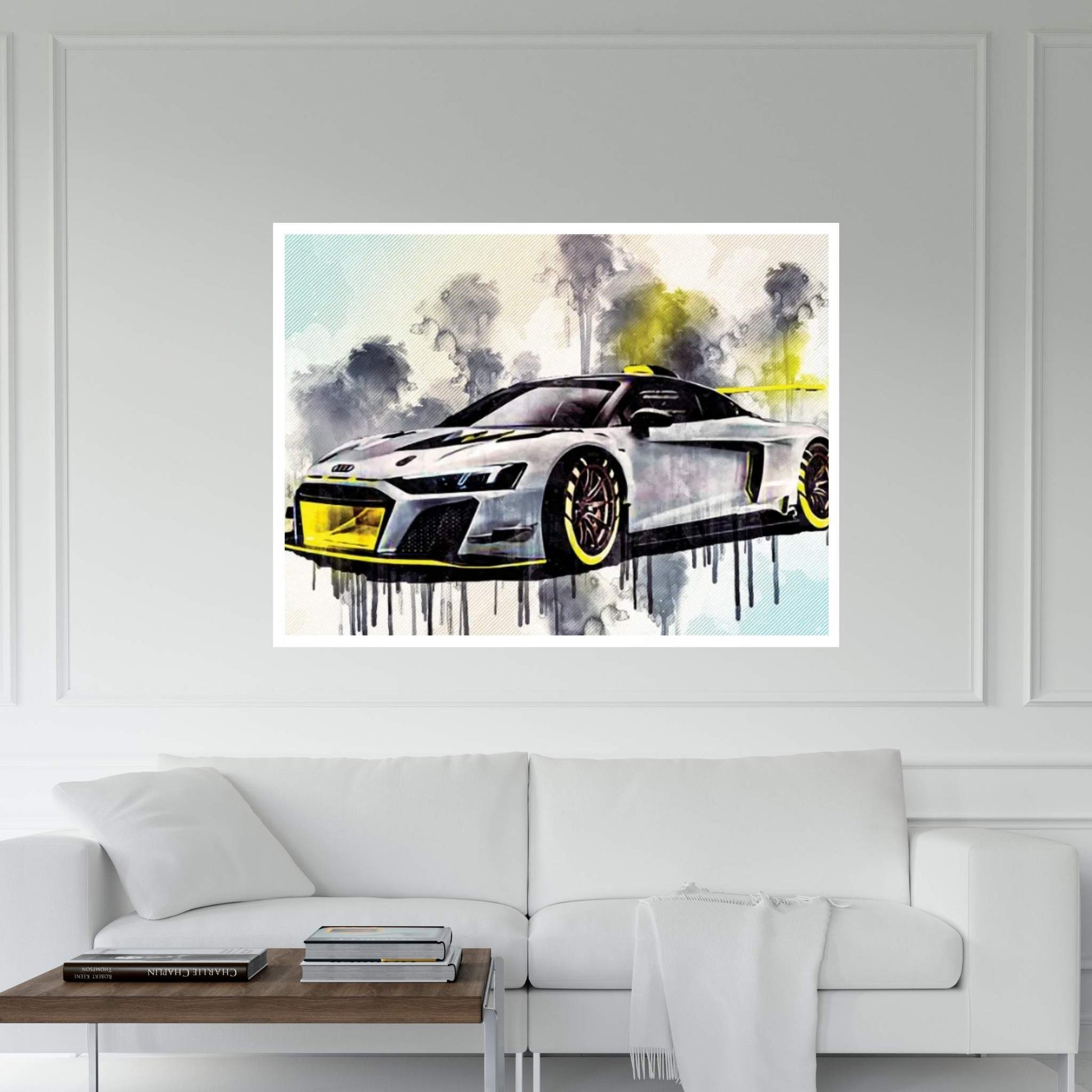 Audi R8 Lms Gt2 2020 Racing Car Supercar Tuning R8 Canvas Wall Art - Y Canvas