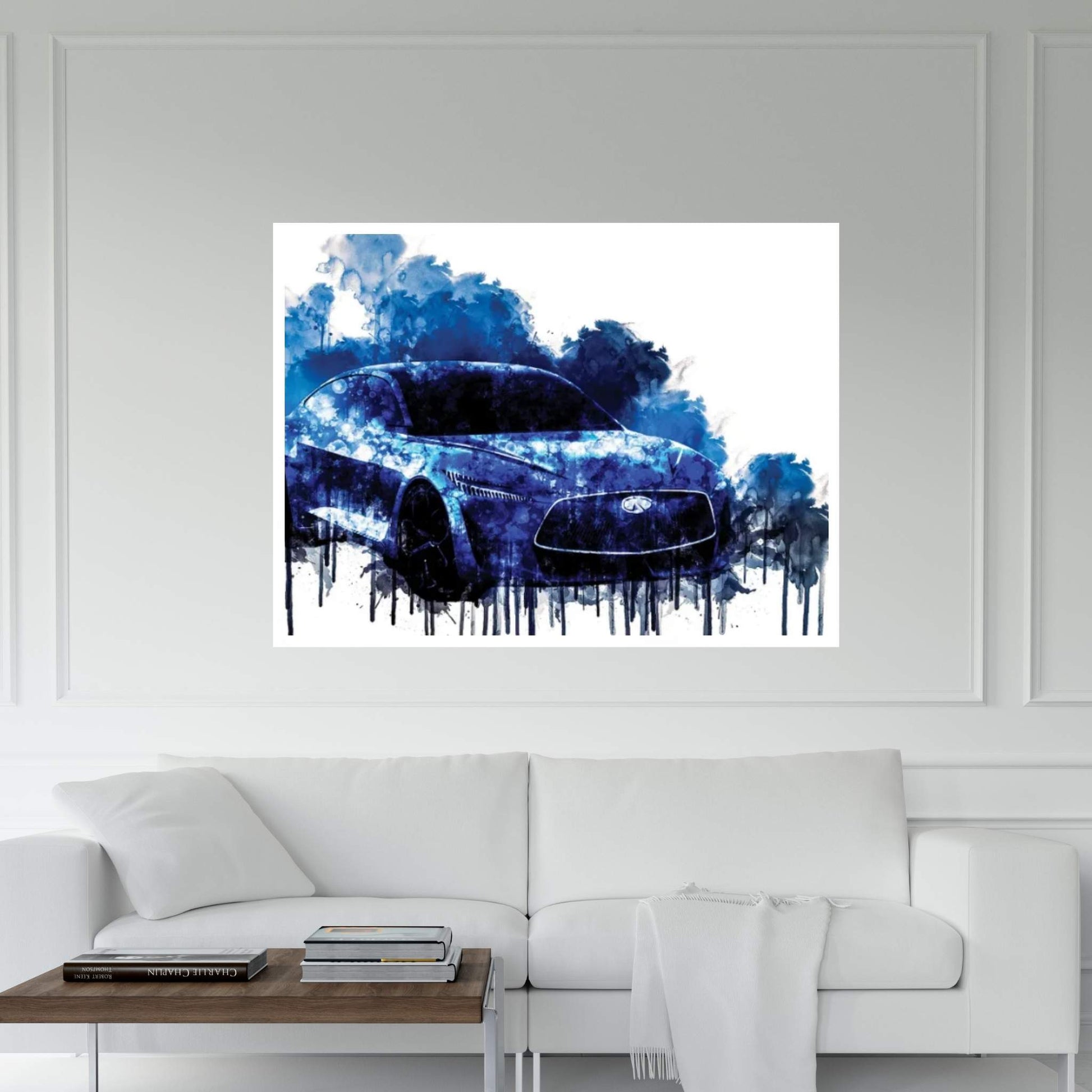 2018 Infiniti Q Inspiration Concept Canvas Wall Art - Y Canvas