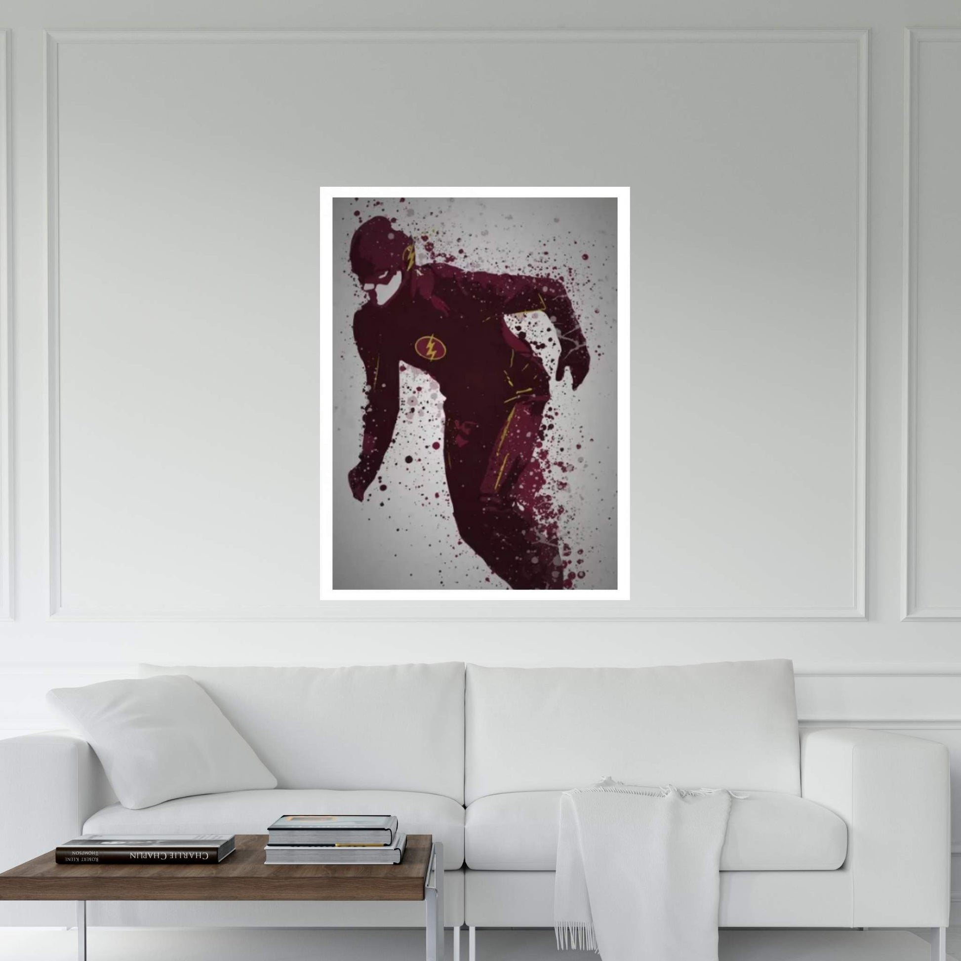 Scarlet Speedster Canvas Wall Art - Y Canvas