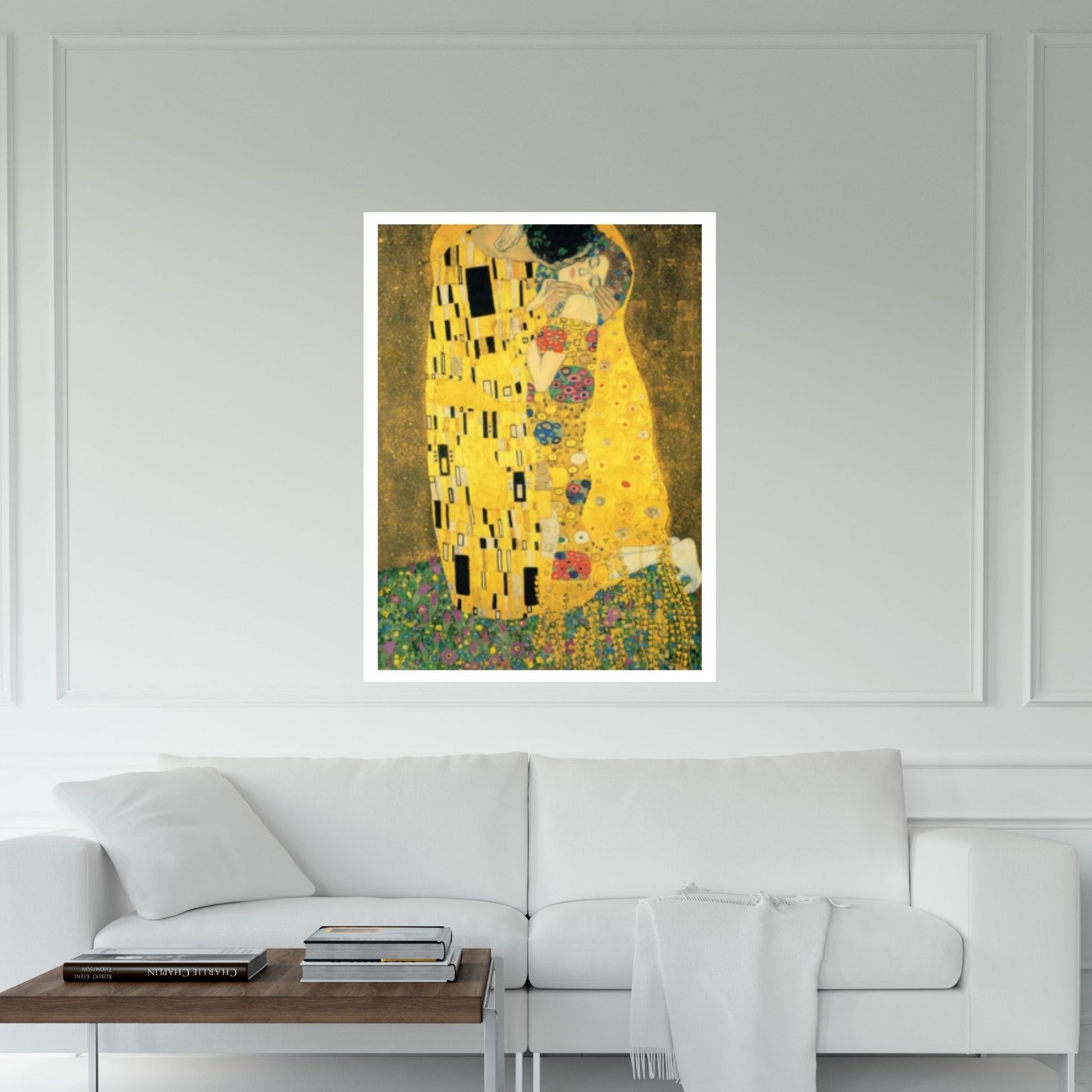 Gustav Klimt - The Kiss Canvas Wall Art Print on Canvas - Y Canvas