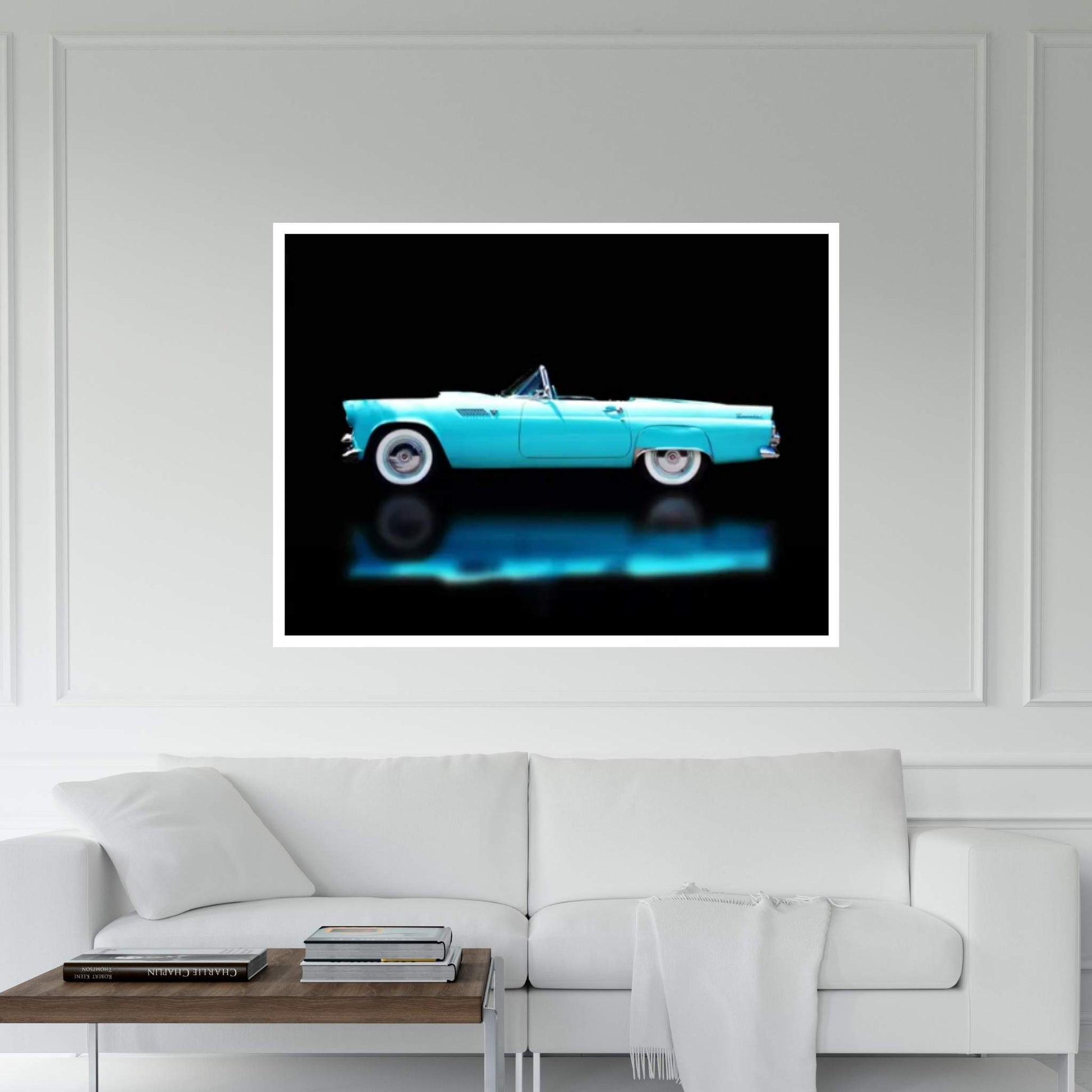 1956 Ford Thunderbird Convertible Canvas Wall Art - Y Canvas