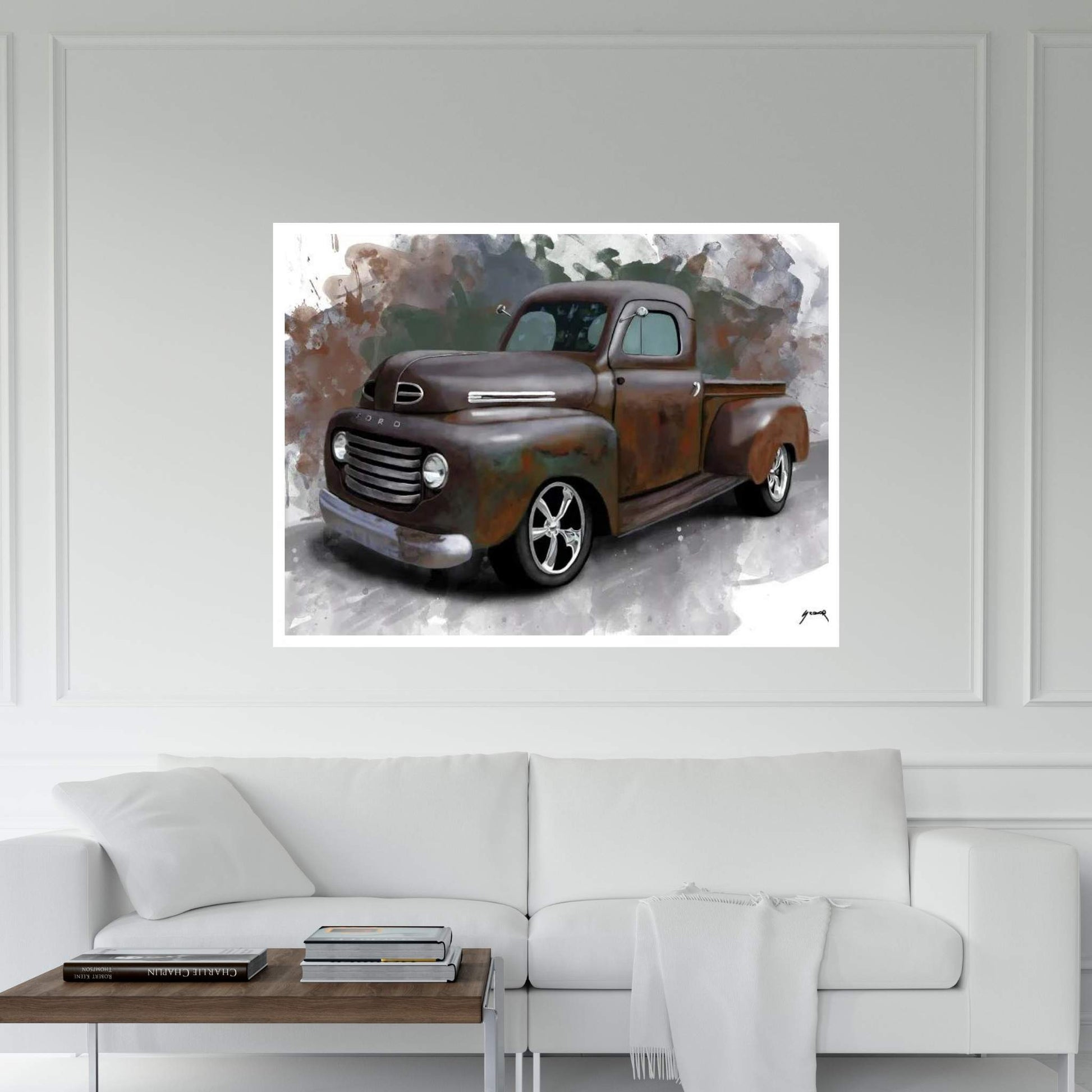 Rat Rod Canvas Wall Art - Y Canvas