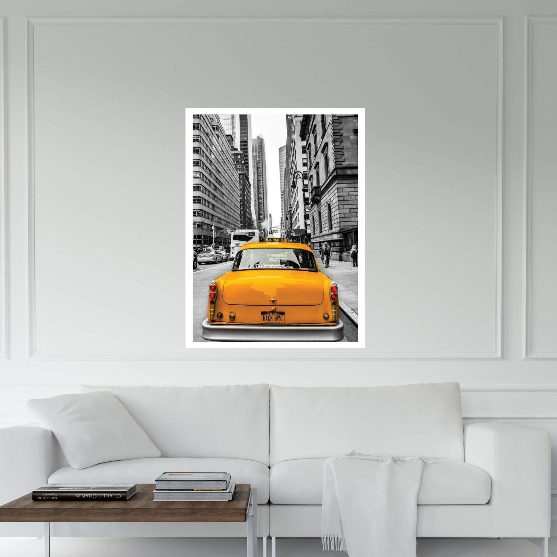 Checker In NYC Canvas Wall Art - Y Canvas