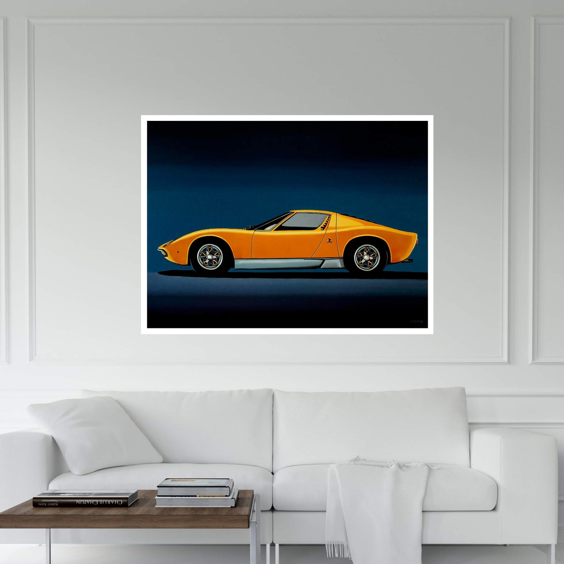 Lamborghini Miura 1966 Canvas Wall Art - Y Canvas