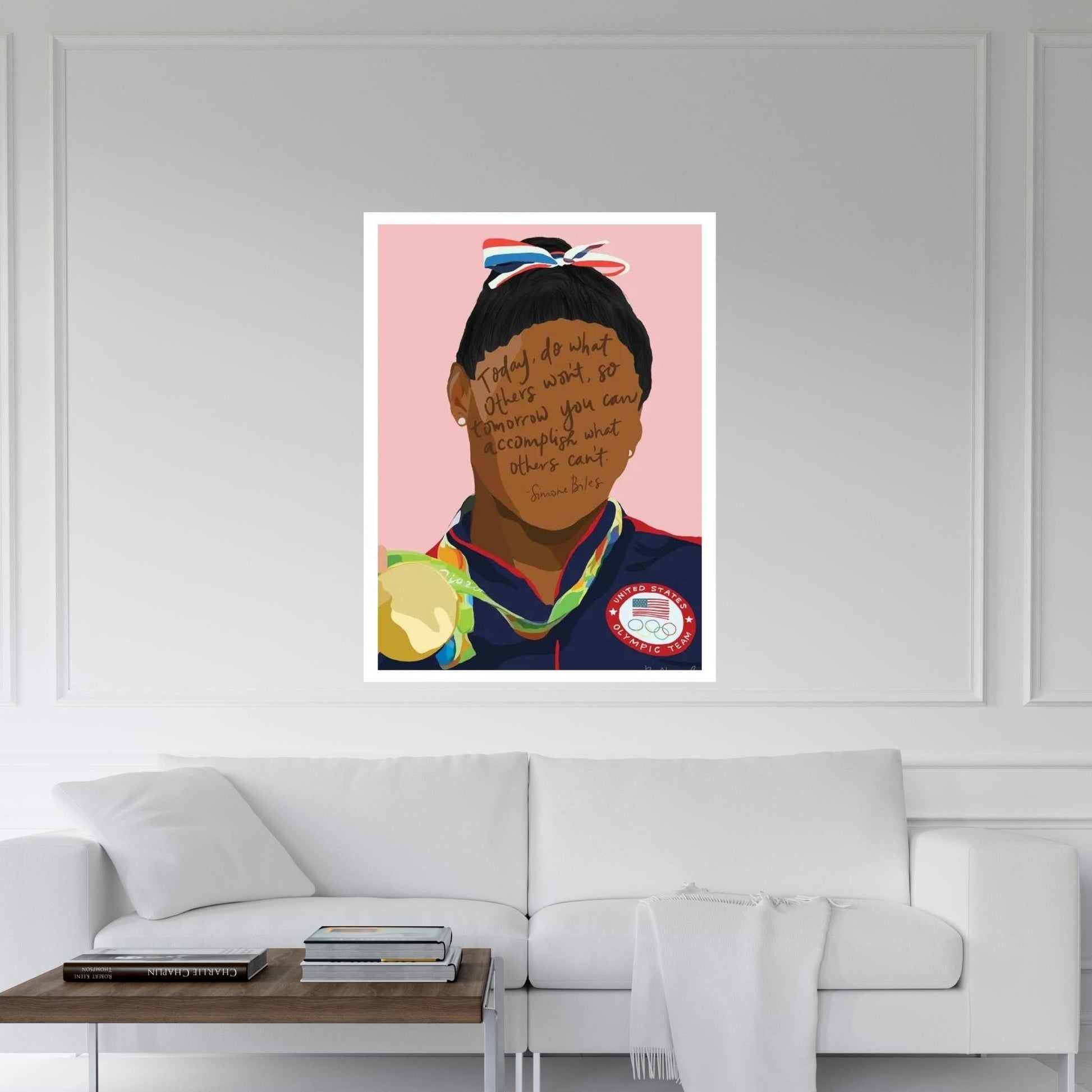 Ashe Quote Canvas Wall Art - Y Canvas