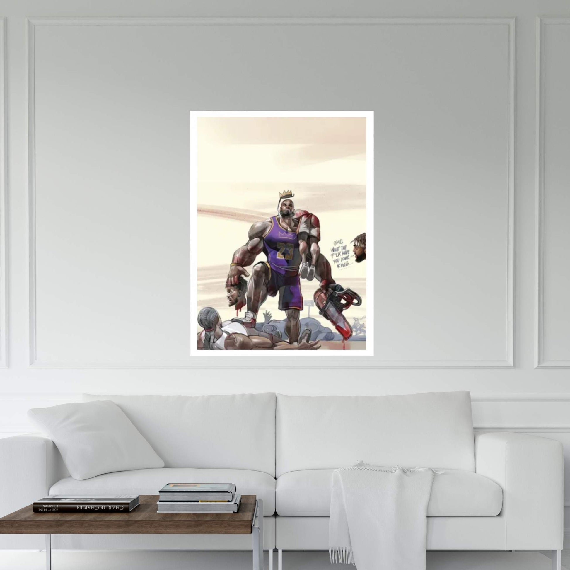 Bloody Madness Canvas Wall Art - Y Canvas