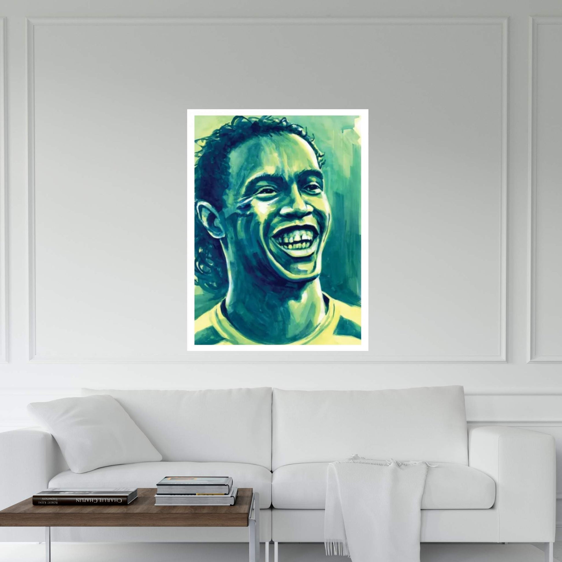 Ronaldinho - 2002 Fifa World Cup Winner Canvas Wall Art - Y Canvas
