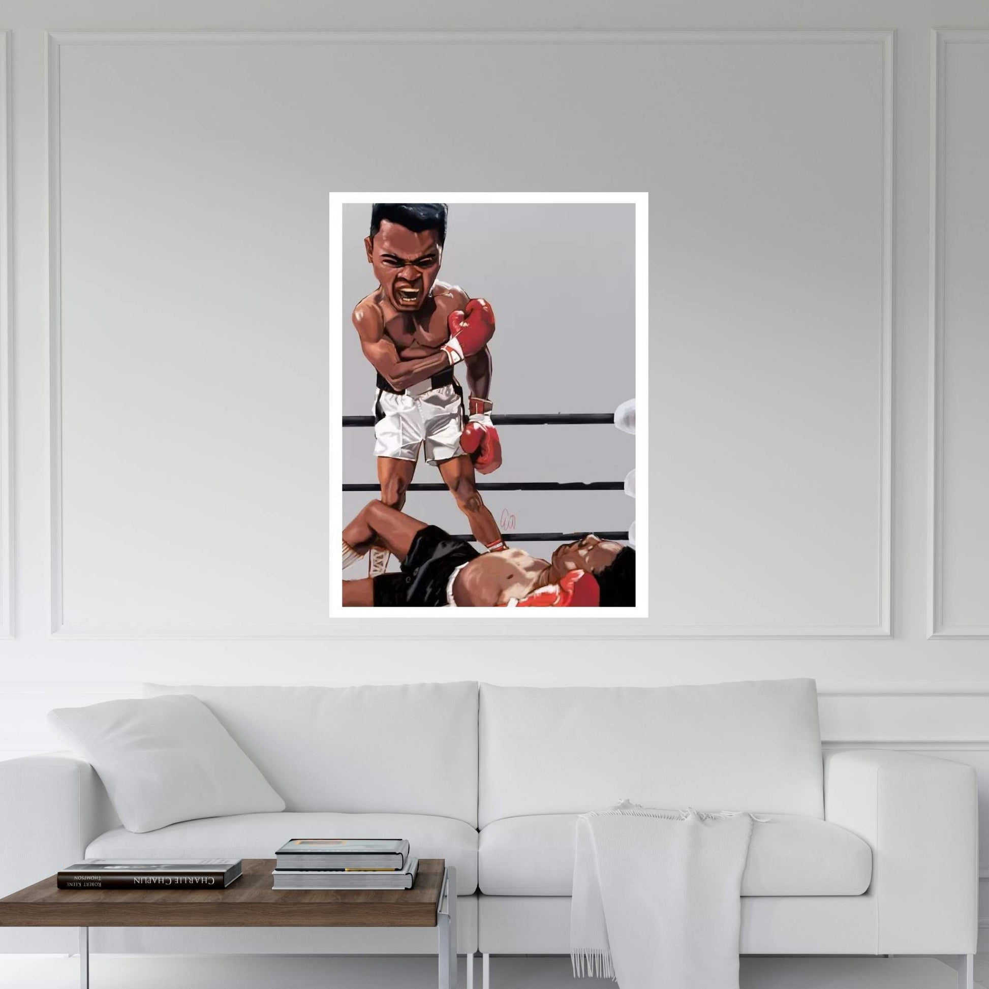 Ali Rumble Canvas Wall Art - Y Canvas