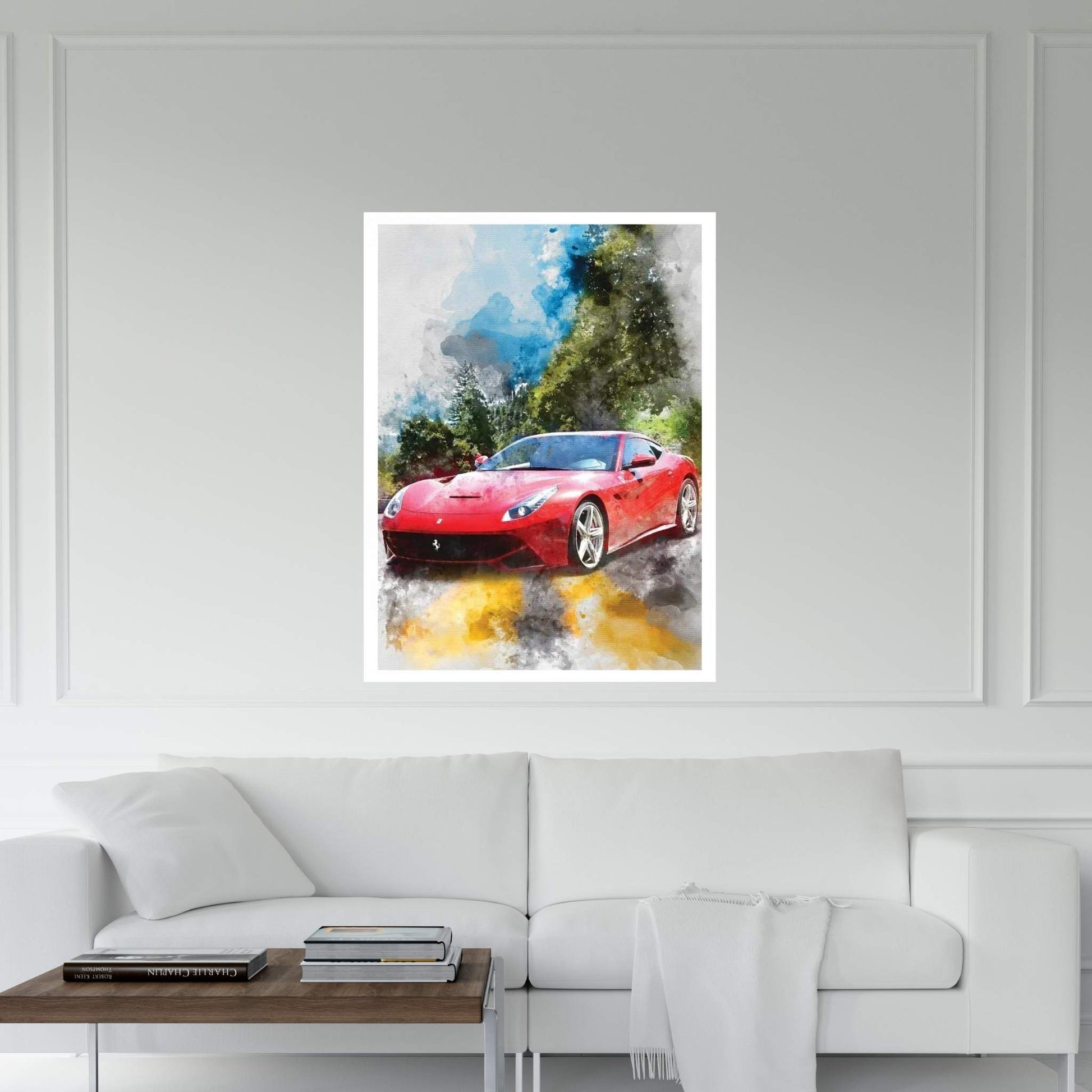Ferrari 12 Berlinetta Canvas Wall Art - Y Canvas