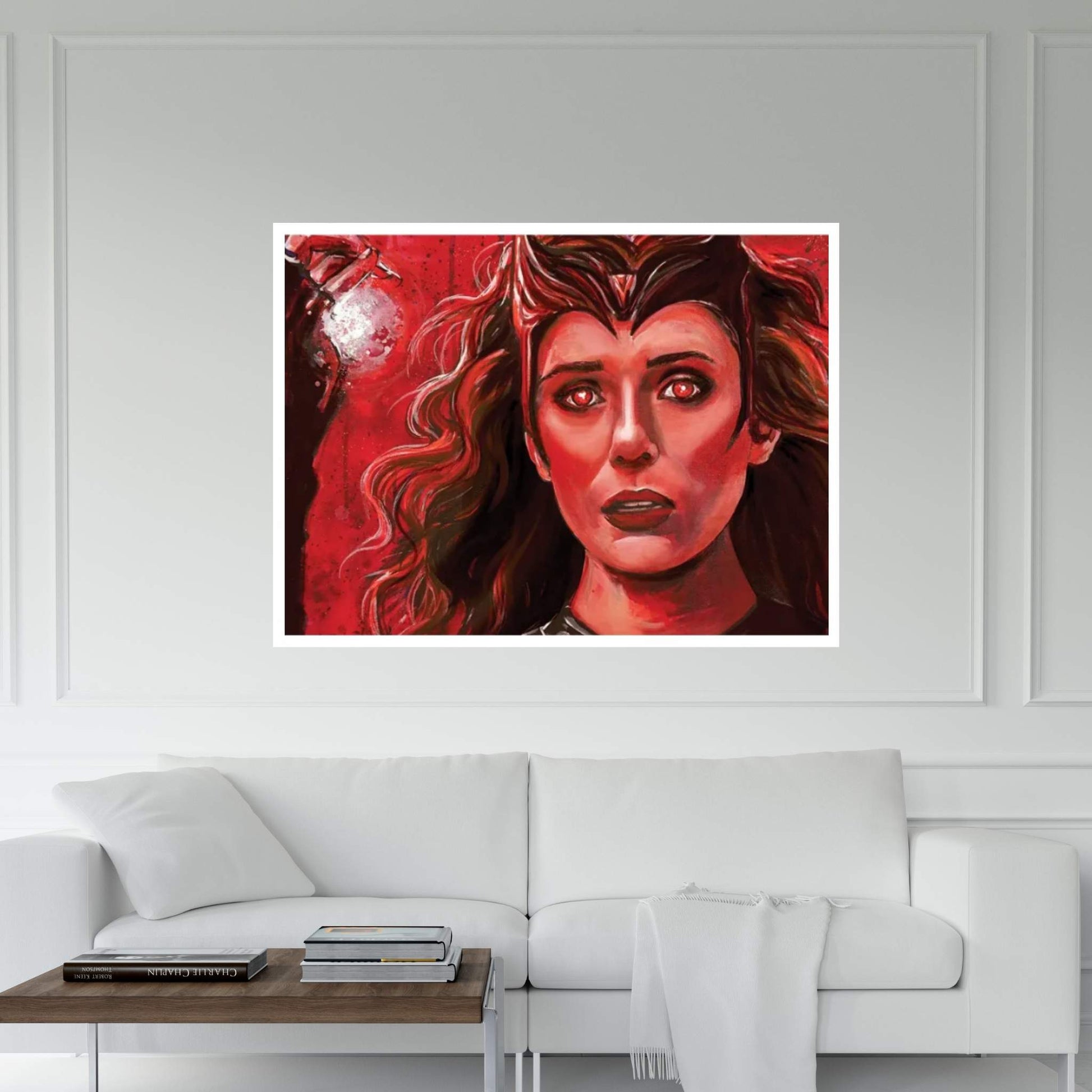 Scarlet Witch Canvas Wall Art - Y Canvas