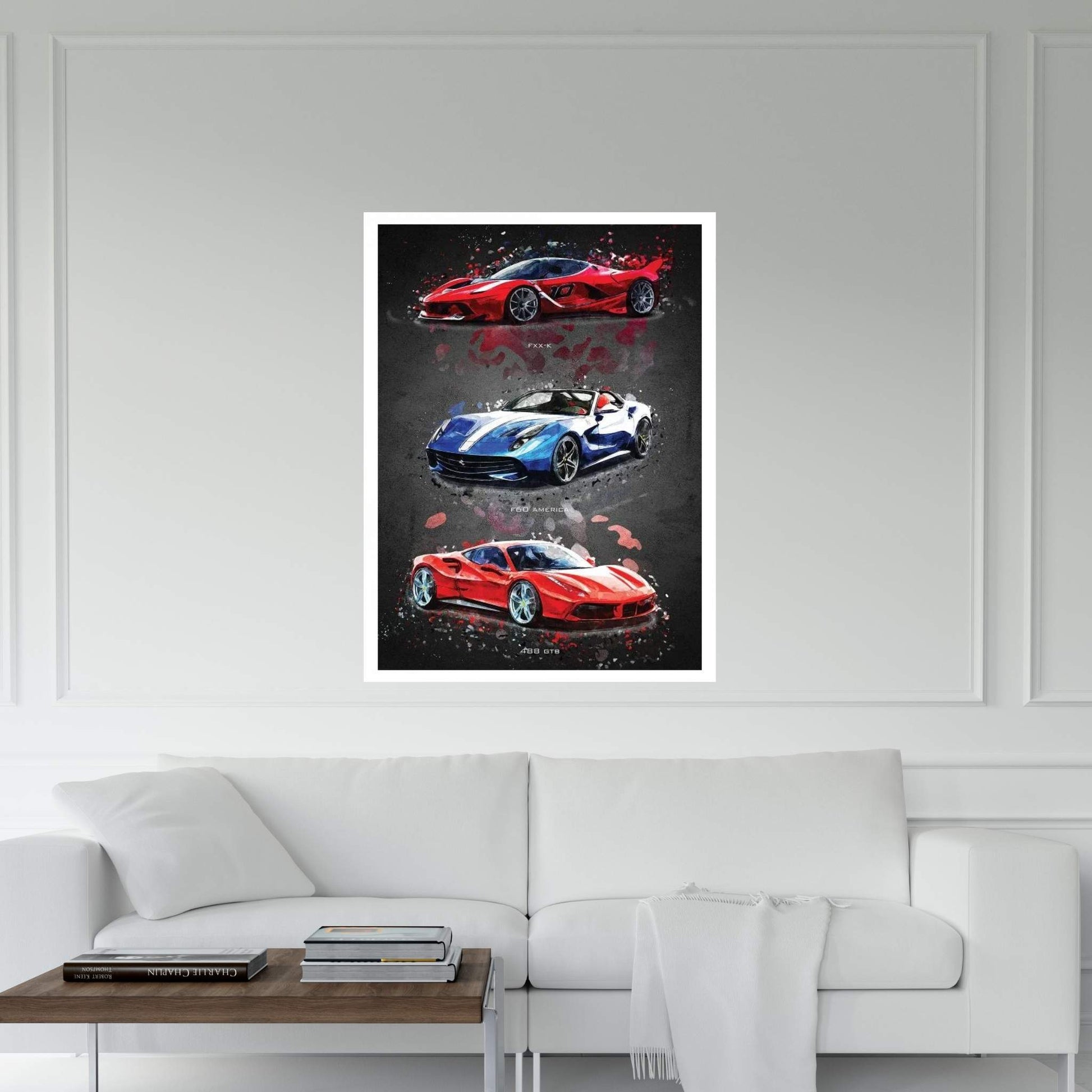 Ferrari1 Canvas Wall Art - Y Canvas