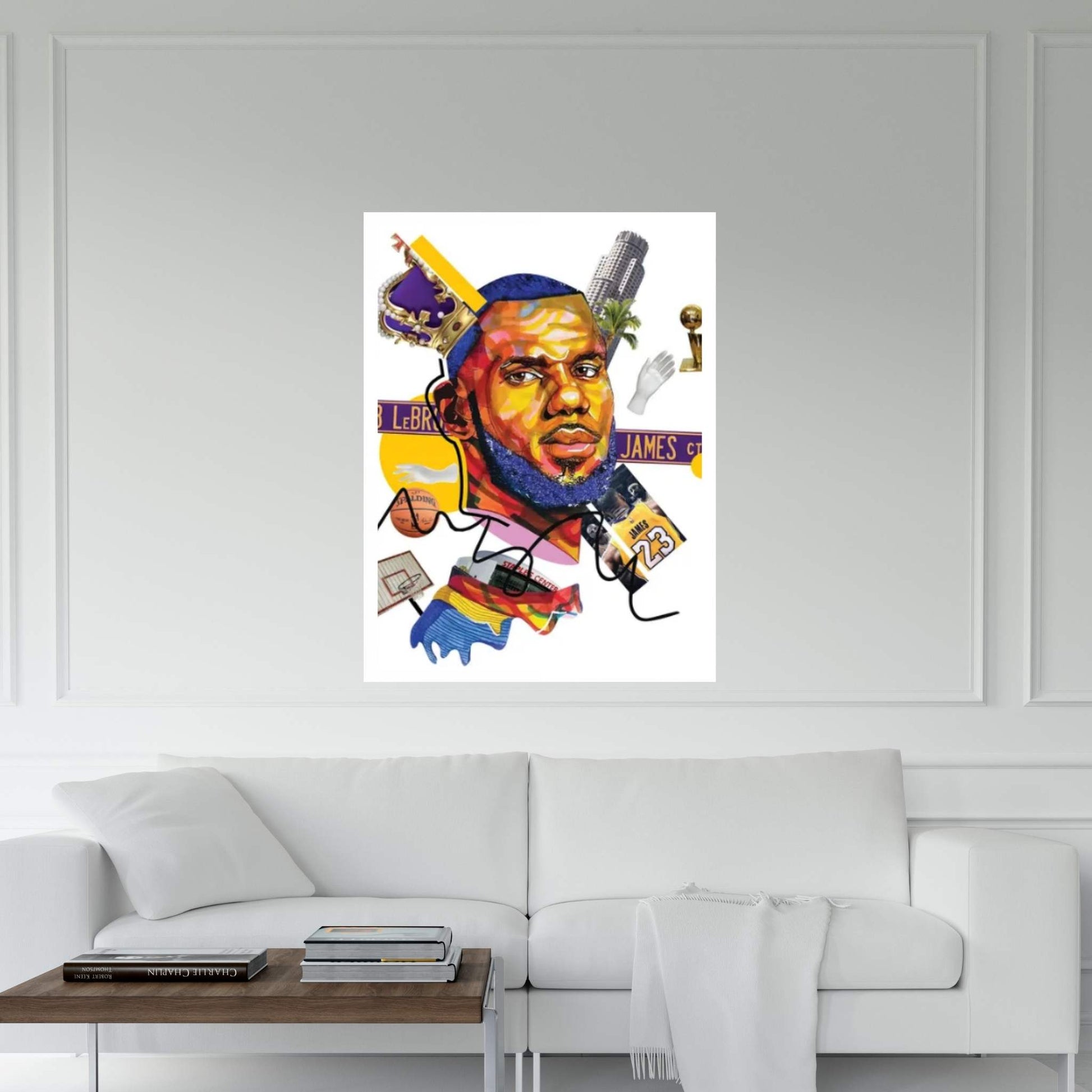 Lebron James Canvas Wall Art - Y Canvas