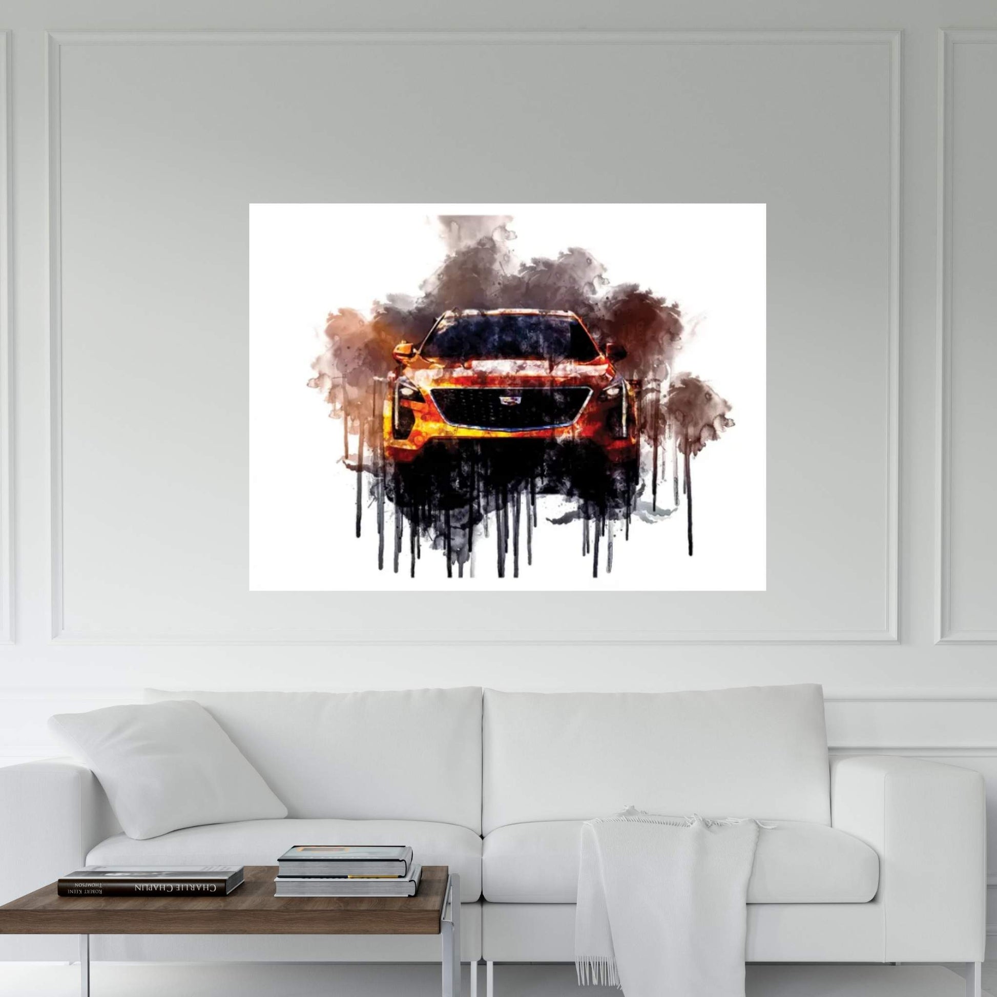 Car 2019 Cadillac XT4 Sport Canvas Wall Art - Y Canvas