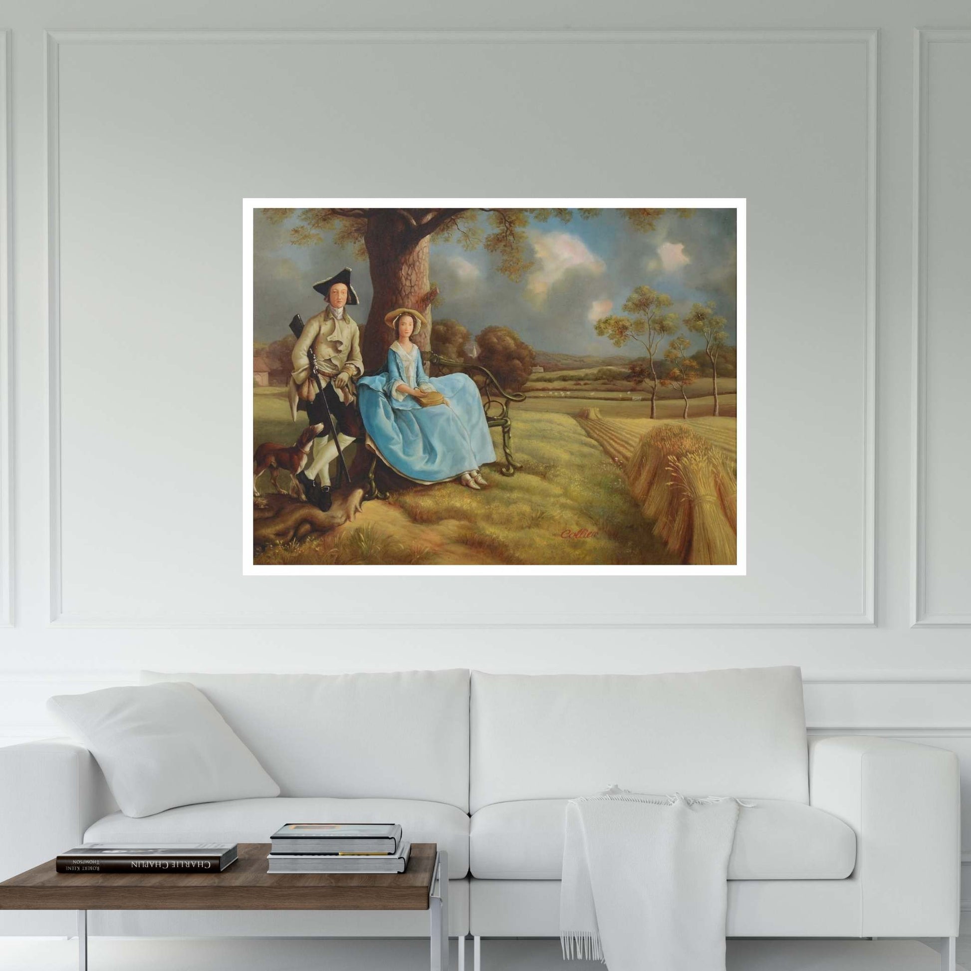 Mr. and Mrs. Andrews Canvas Wall Art - Y Canvas