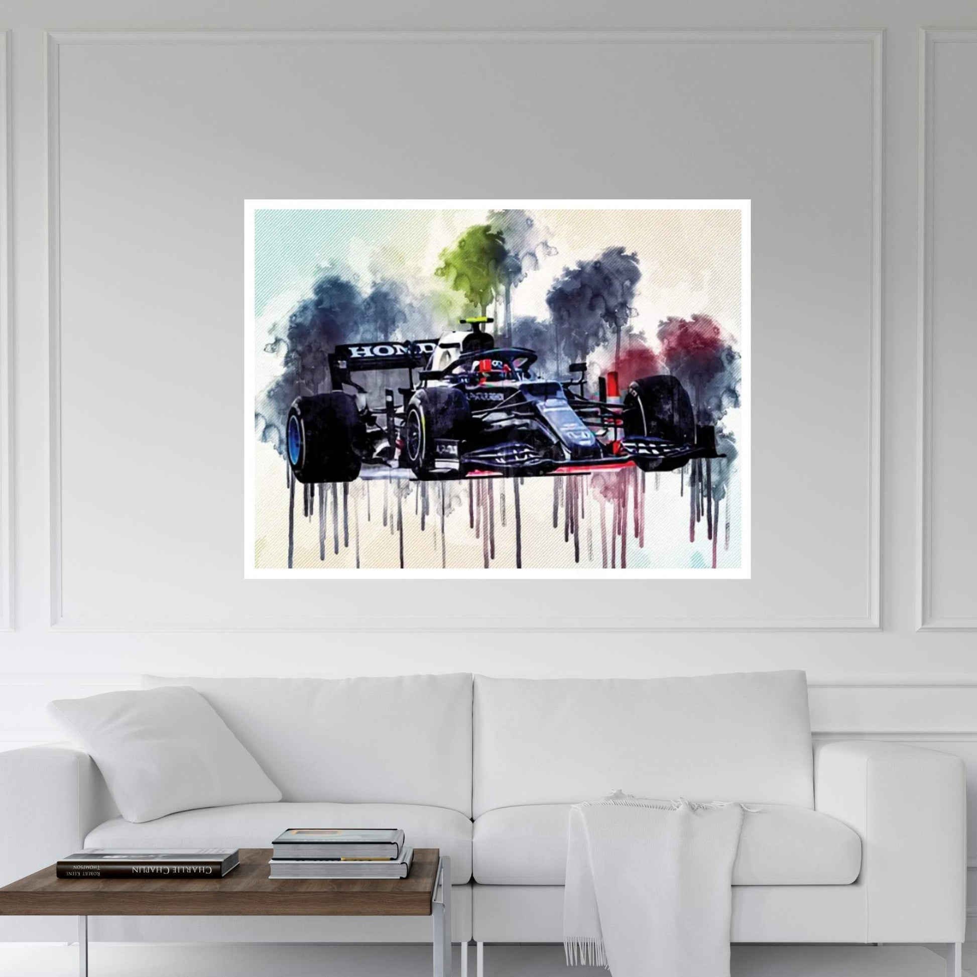 Pierre Gasly Alphatauri At02 2021 F1 Cars Formula 1 Sportscars Canvas Wall Art - Y Canvas