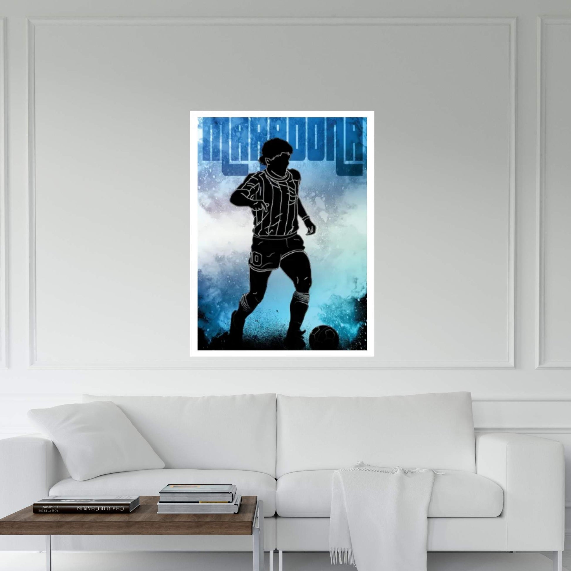 Soul Of El Pibe De Oro Canvas Wall Art - Y Canvas