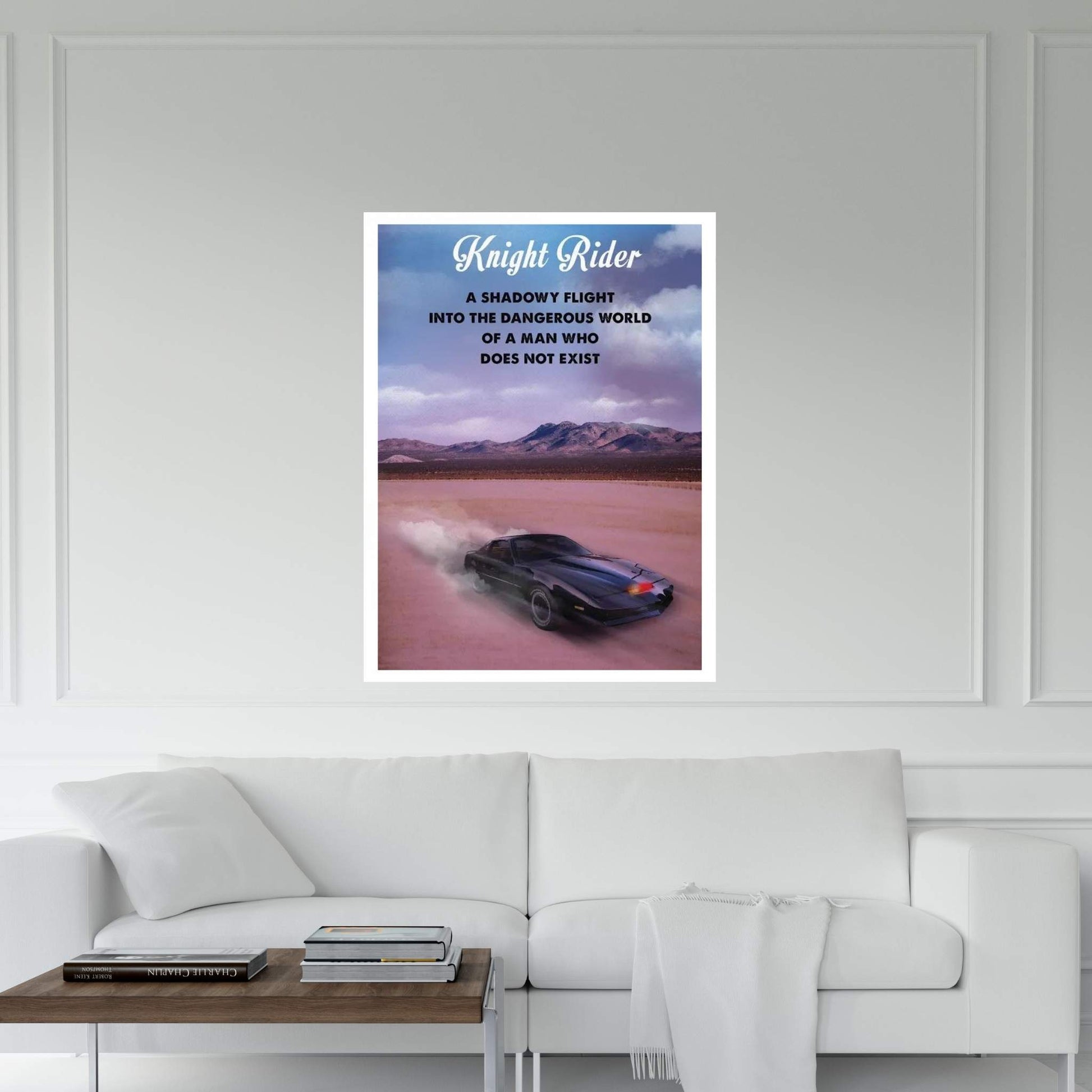 Knight Rider Travel Movie Art Canvas Wall Art - Y Canvas