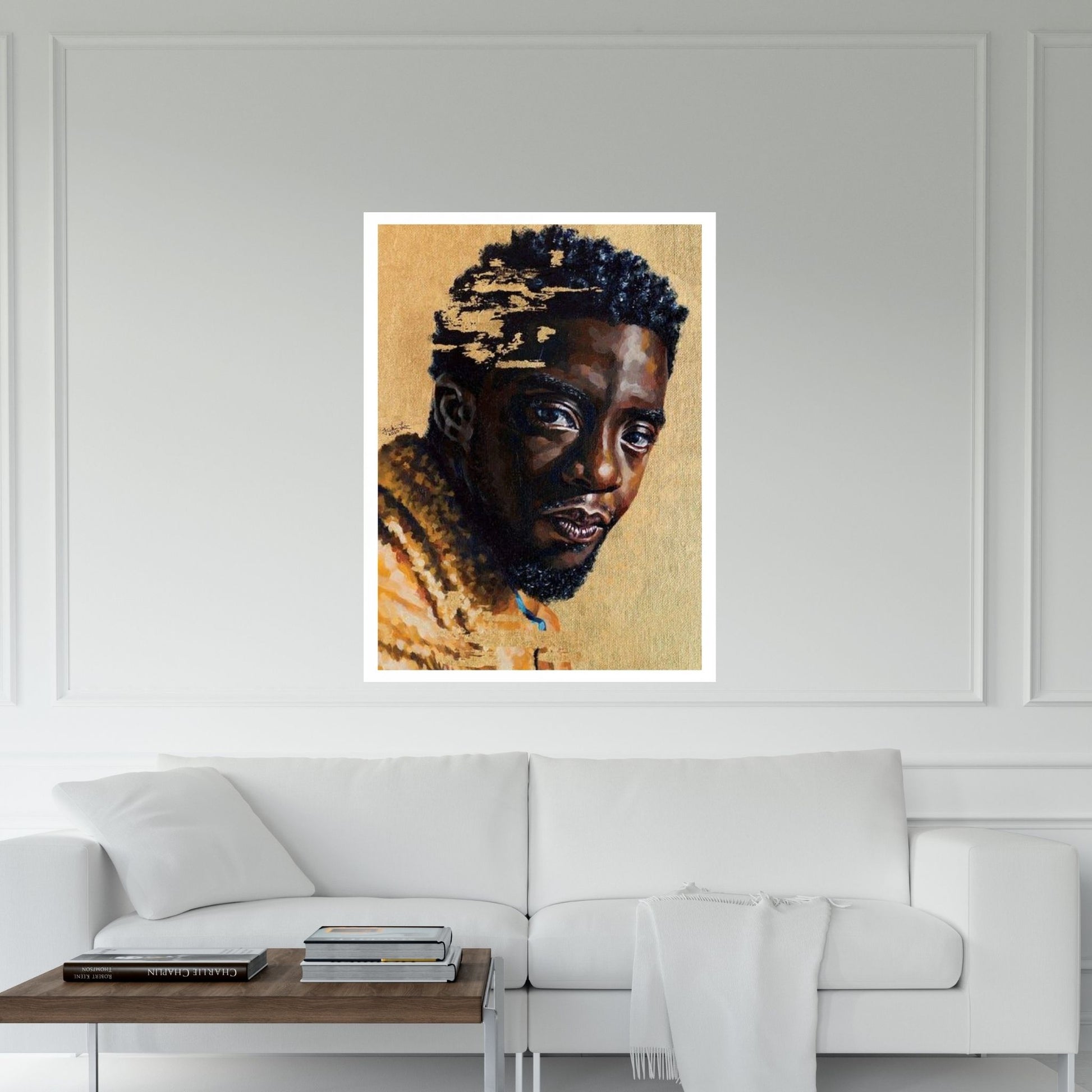 Chadwick Boseman Canvas Wall Art - Y Canvas