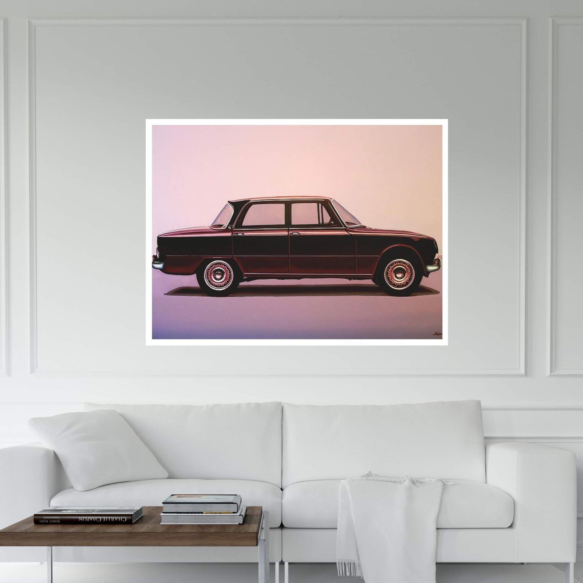 Alfa Romeo Giulia Super 1967 Canvas Wall Art - Y Canvas