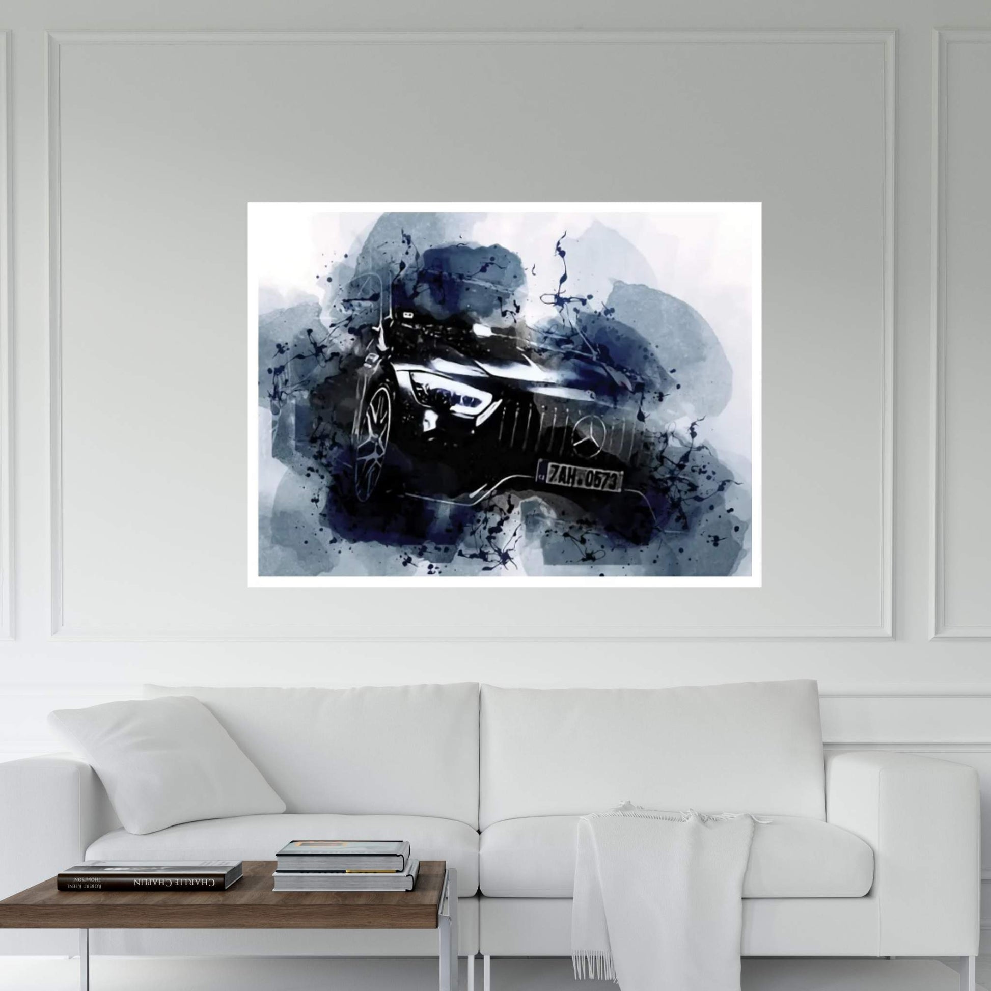 Mercedes-AMG Gt 63 S Oil Station 2021 Canvas Wall Art - Y Canvas