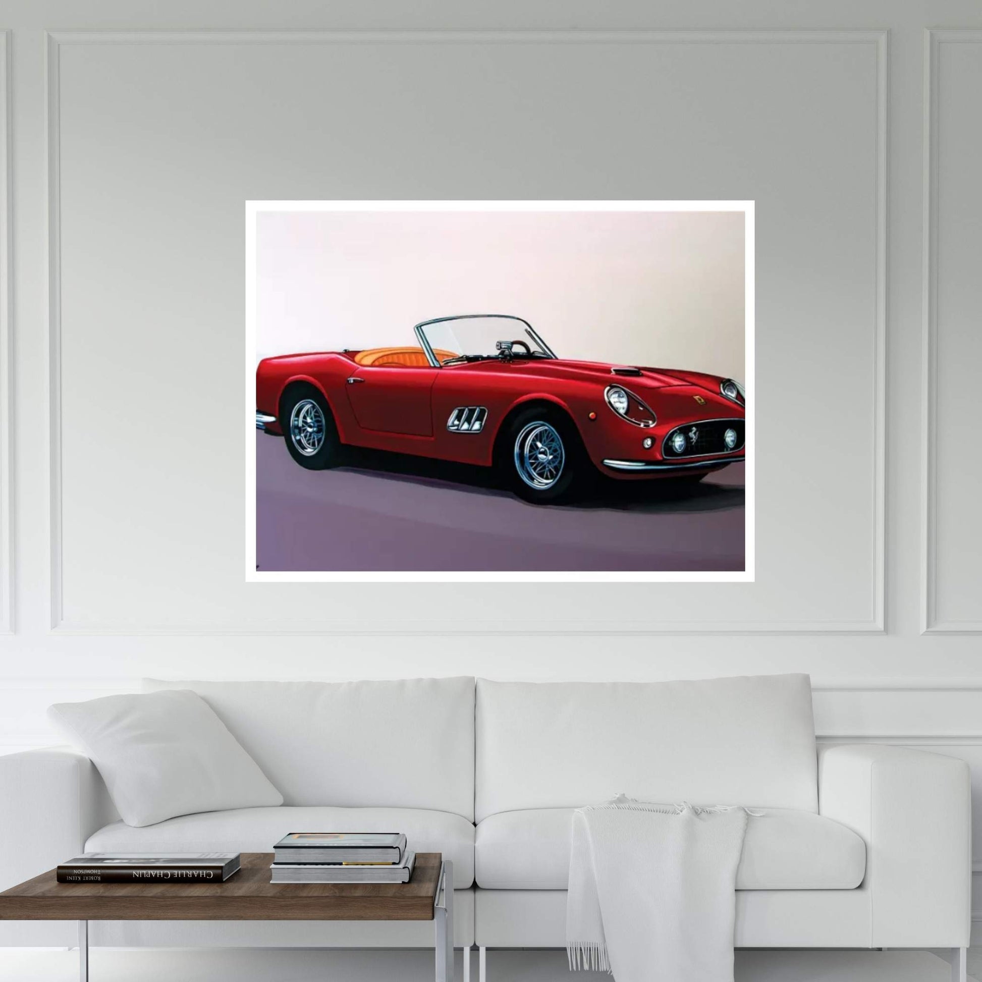 Ferrari Canvas Wall Art - Y Canvas