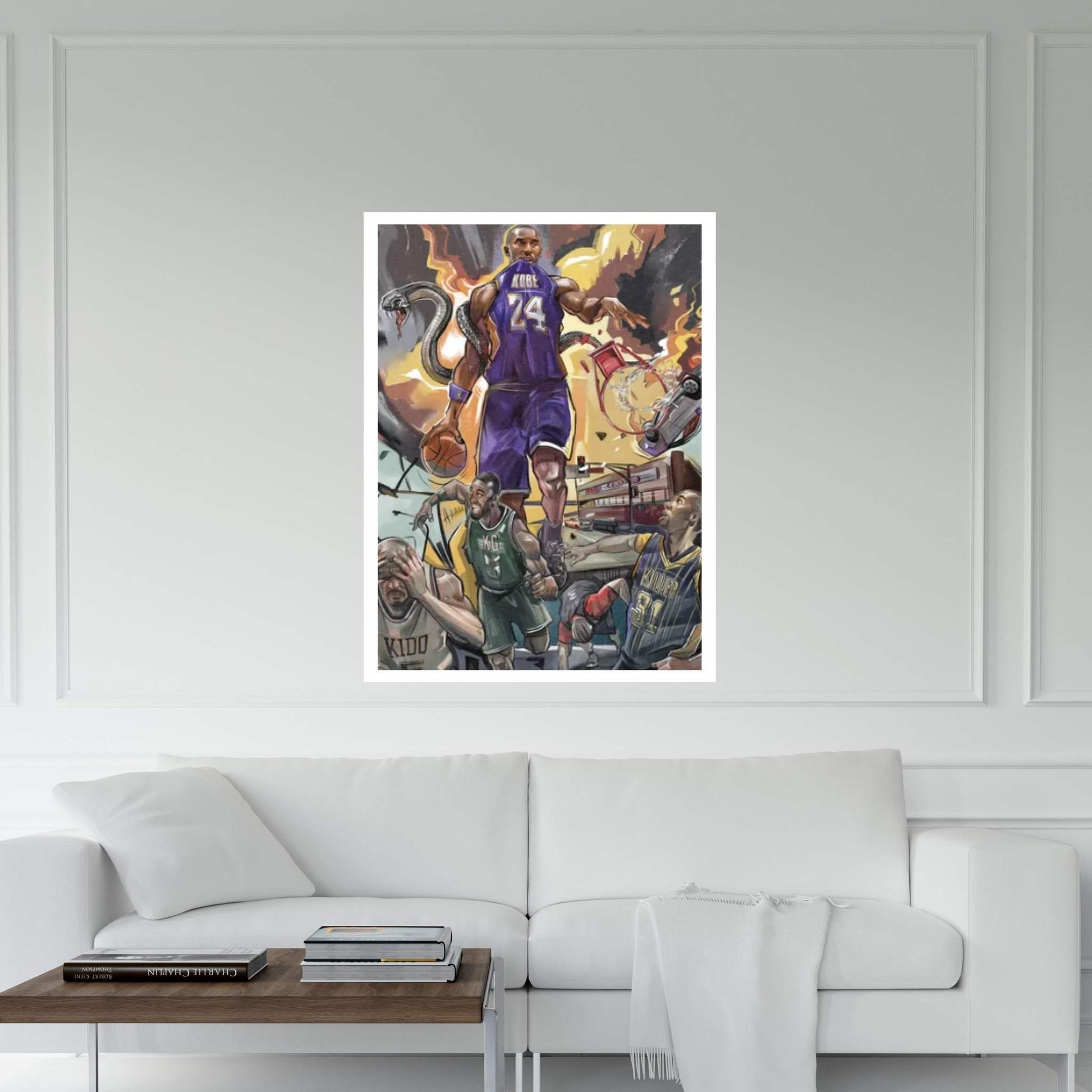 Lakezilla Canvas Wall Art - Y Canvas