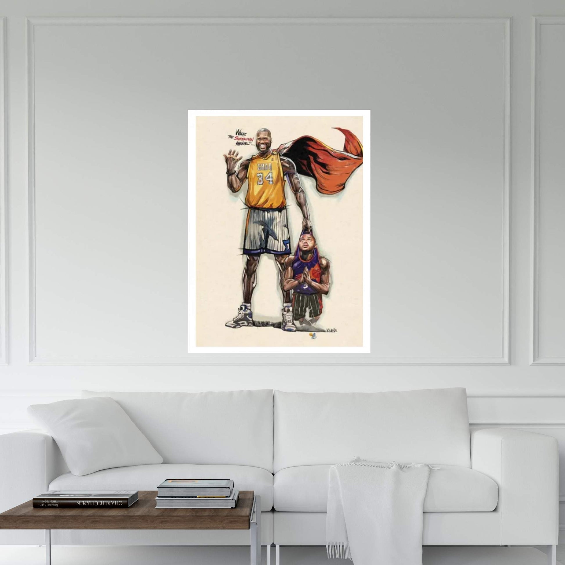 Shaq Attaq Canvas Wall Art - Y Canvas