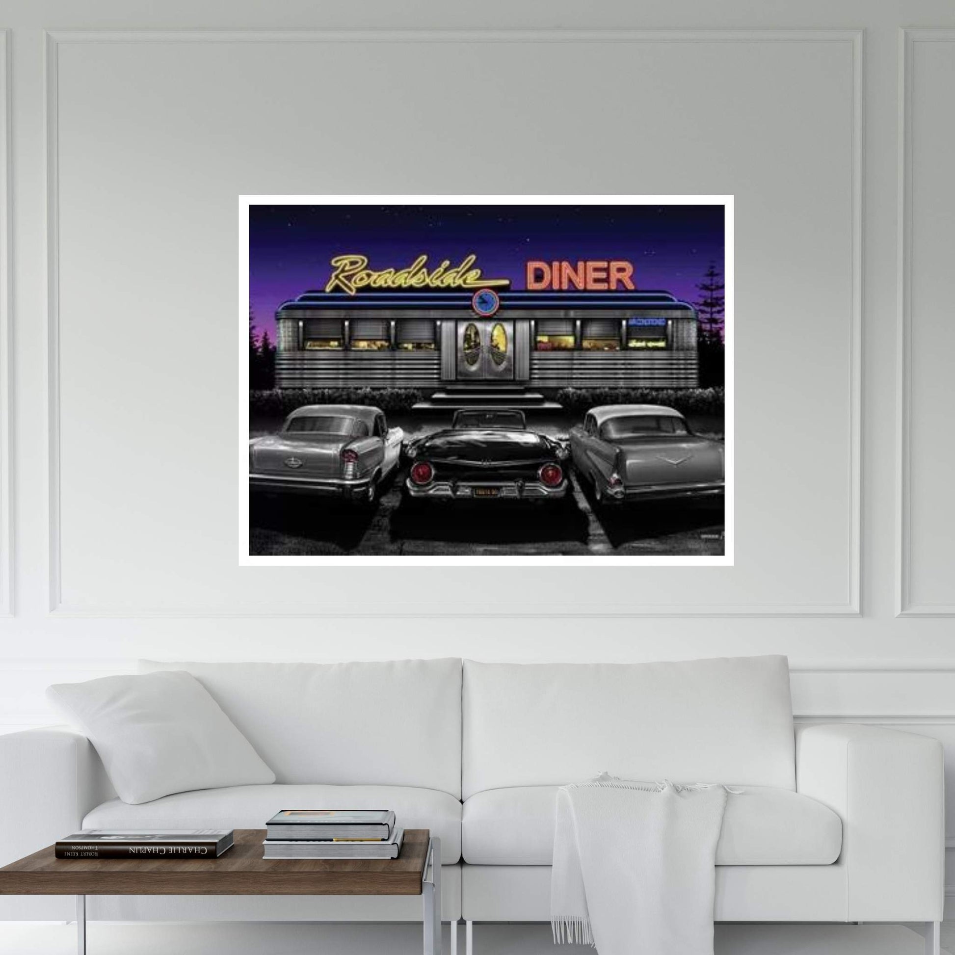 Roadside Diner II Canvas Wall Art - Y Canvas