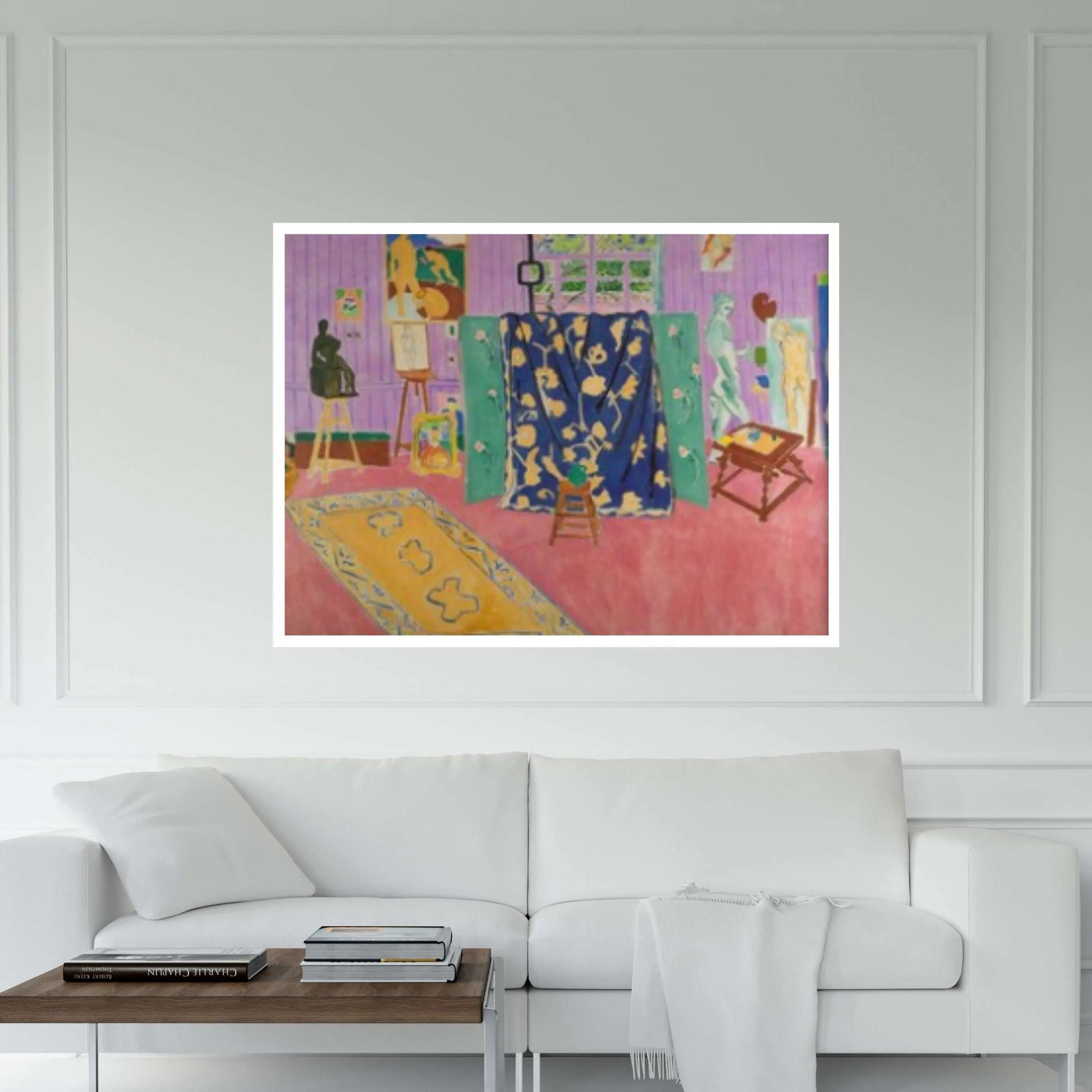 Henri Matisse Pink Studio 1911 Canvas Wall Art Poster, Henri Matisse Canvas Wall Art Poster - Y Canvas