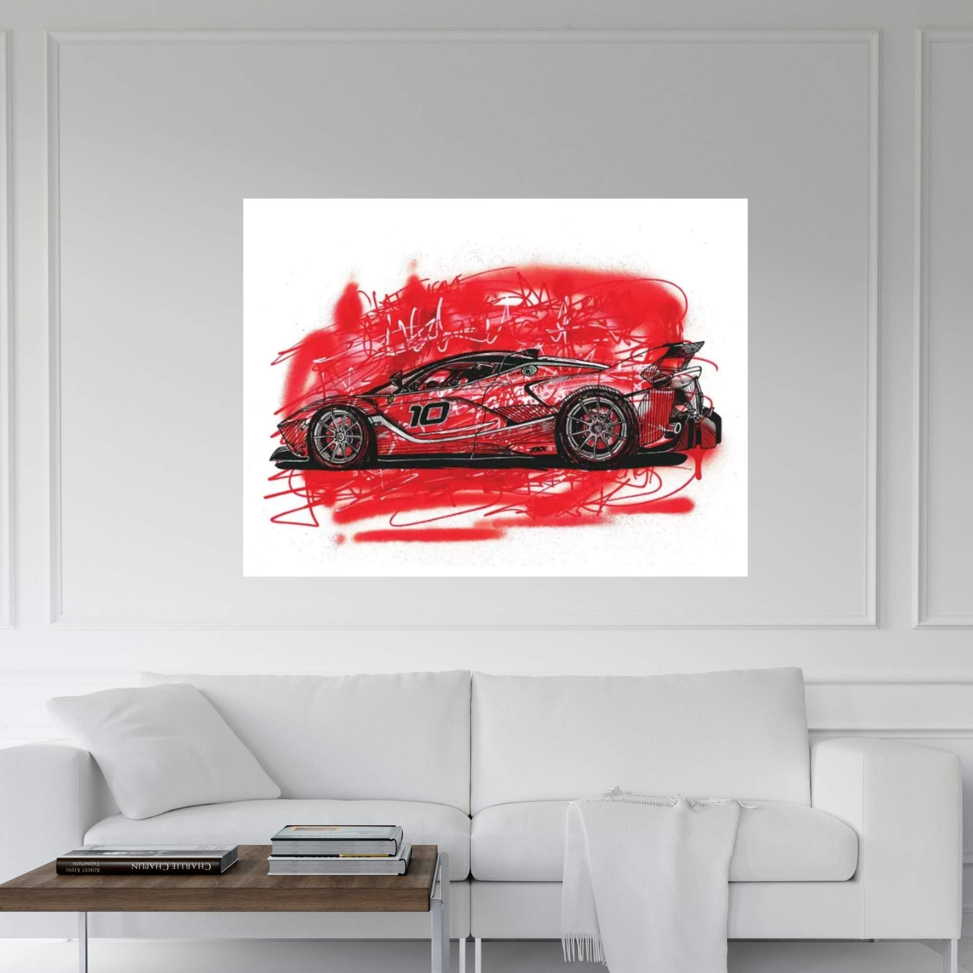 La Ferrari FXX K Canvas Wall Art - Y Canvas