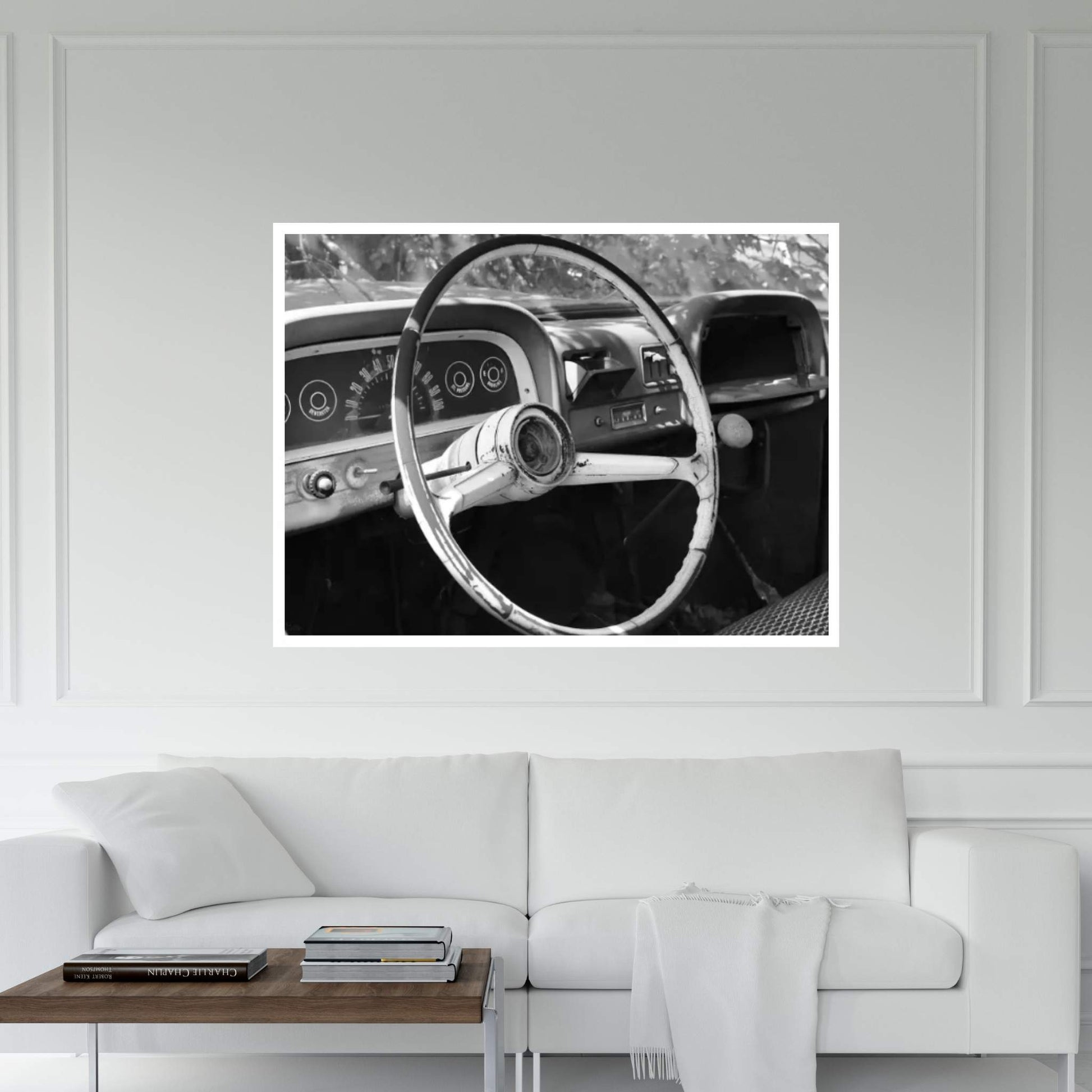 Chevy Steering Wheel Canvas Wall Art - Y Canvas