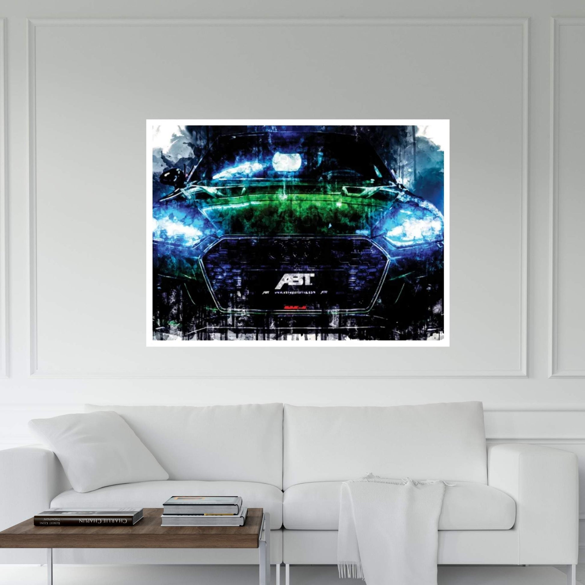 Car 2018 ABT Audi RS5 R Coupe Canvas Wall Art - Y Canvas