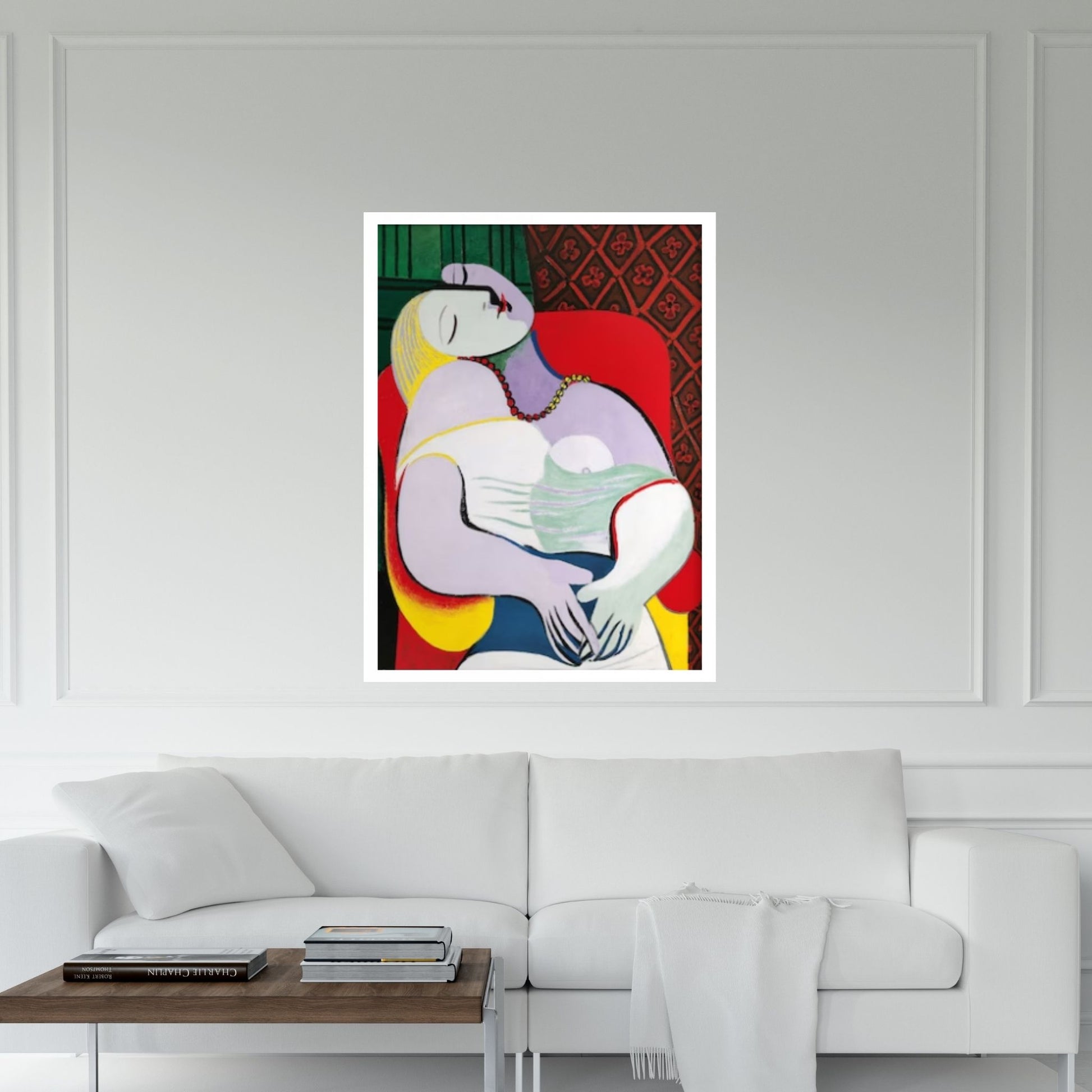 Le Reve by Pablo Picasso, Woman Asleep in an armchair (The Dream), 1932, Pablo Picasso Art Wall Art - Y Canvas